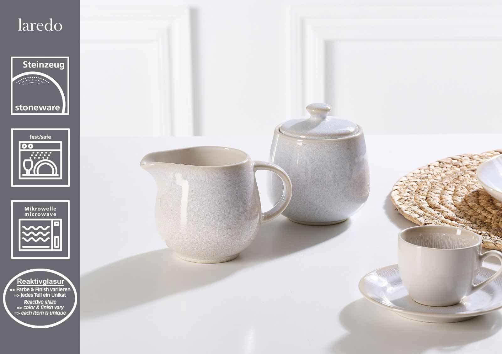 Ritzenhoff & Breker Milch- und Zuckerset Laredo Milch- & Zucker-Set 2er Set (2-tlg), Steinzeug