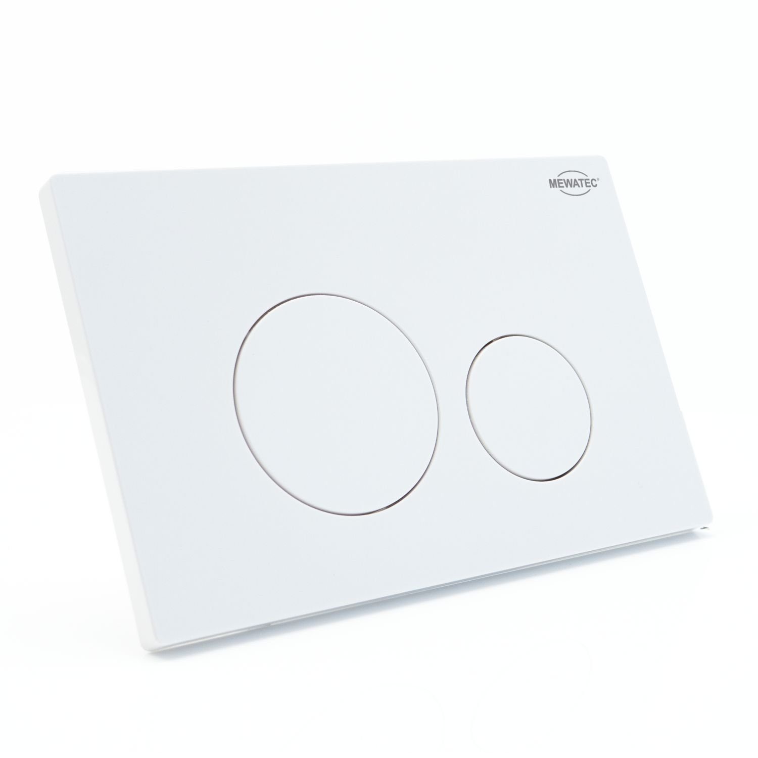 MEWATEC Vorwandelement WC SlimFix base SF110, rund, weiß
