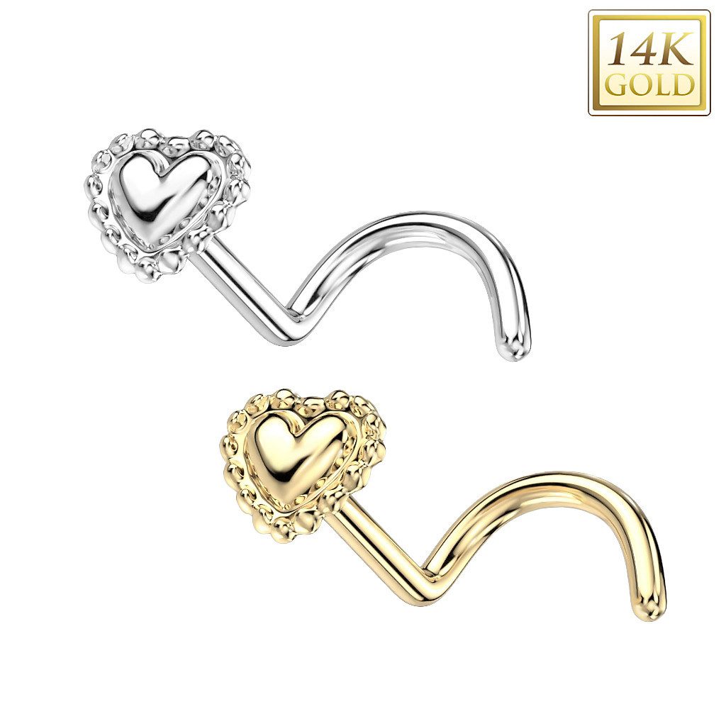 Taffstyle Nasenpiercing 585 Gold 14K Nasenstecker günstig online kaufen