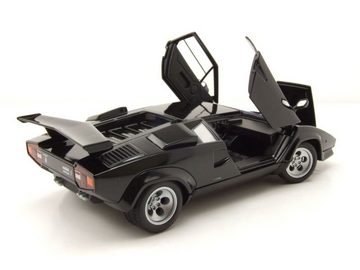 Welly Modellauto Lamborghini Countach schwarz Modellauto 1:24 Welly, Maßstab 1:24