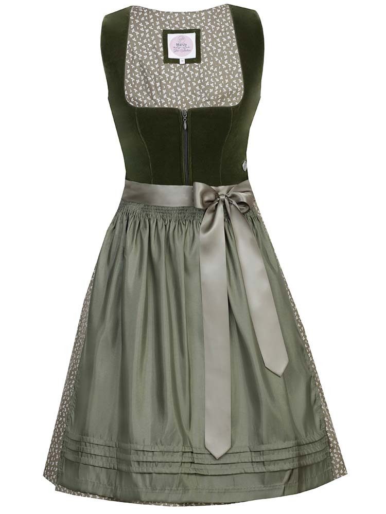 MarJo Dirndl Dirndl Clara 58er Länge moos günstig online kaufen