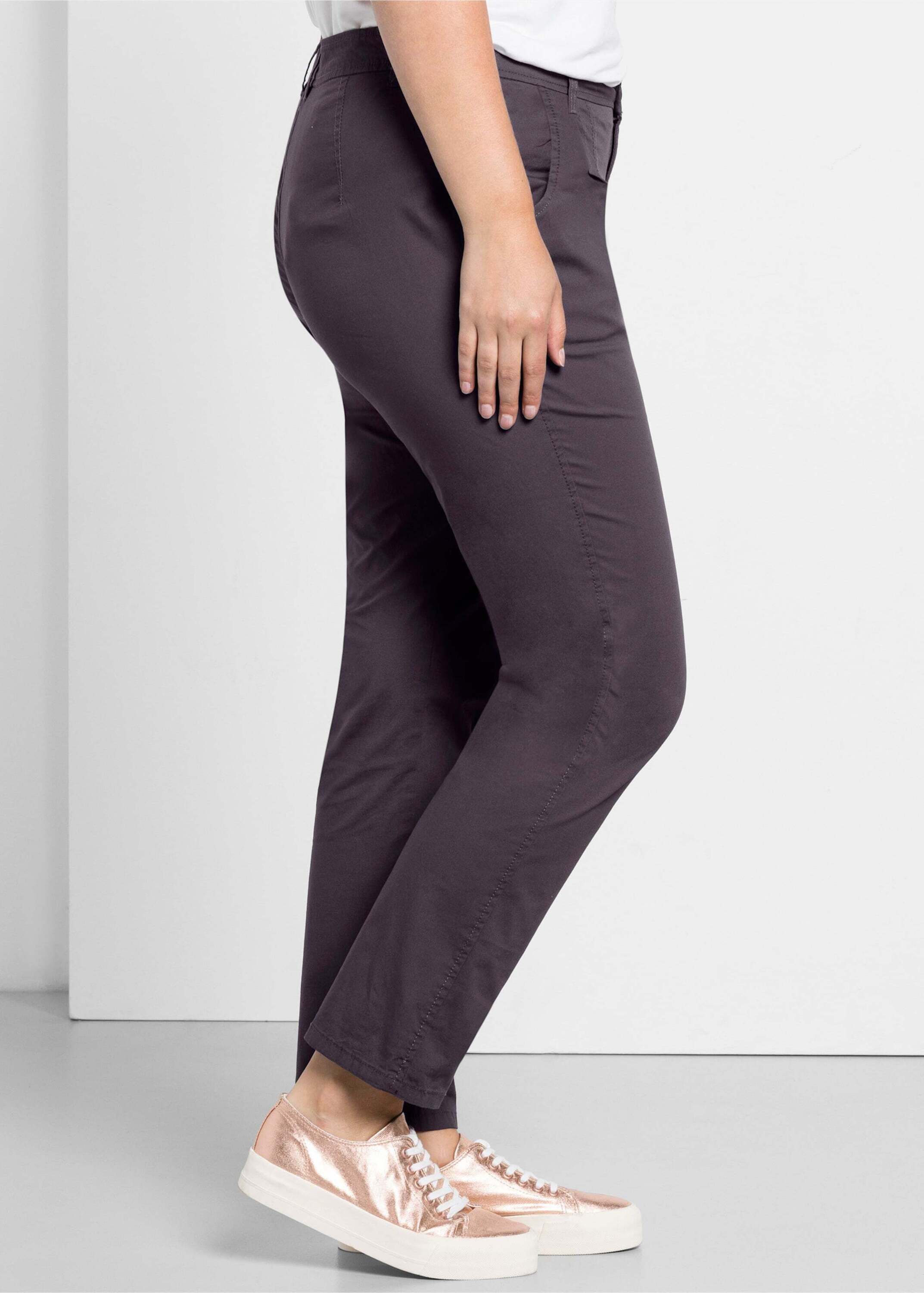 Sheego Jerseyhose Chinohose in Stretch-Qualität günstig online kaufen