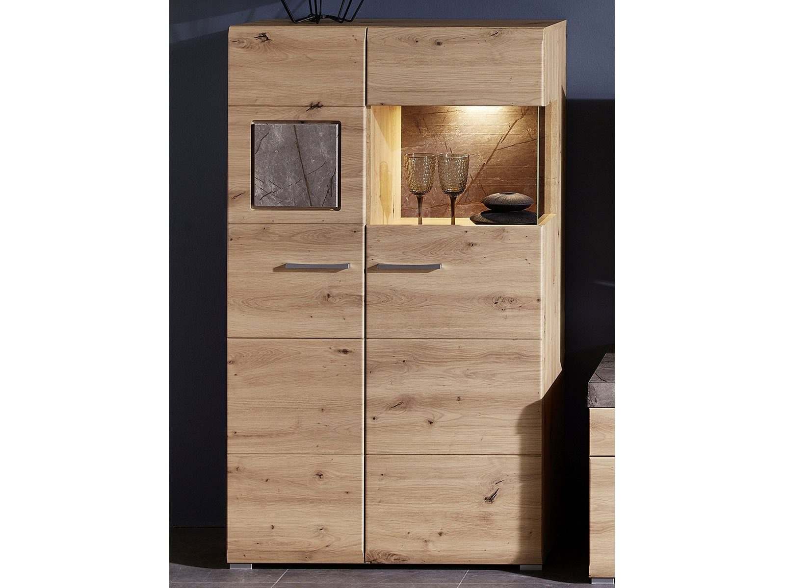 freiraum Vitrine Springhill 80 x 139 x 37 cm (B/H/T)