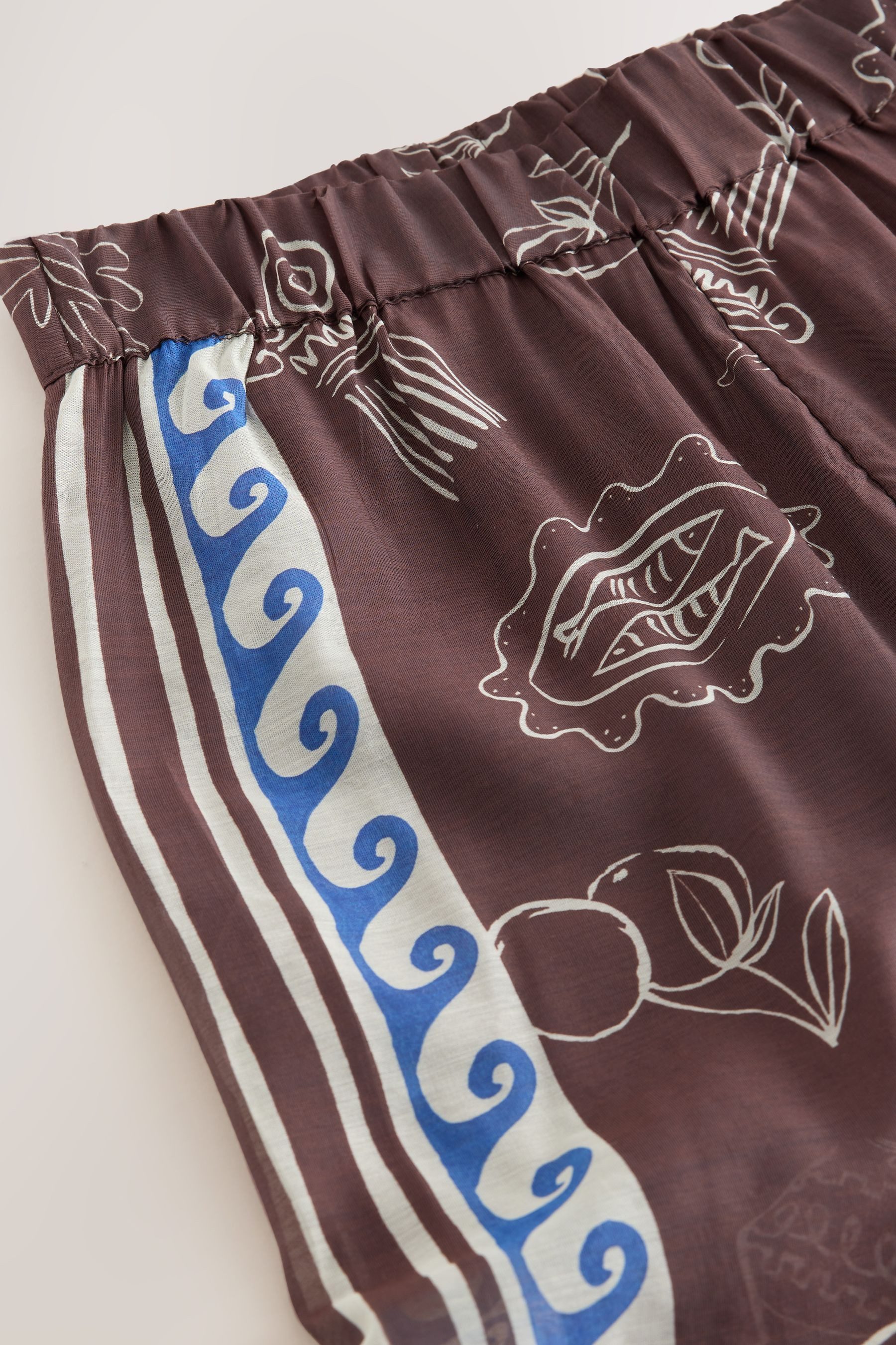 Next Palazzohose Leichte Schlupf-Hose mit weitem Beinschnitt (1-tlg) – Bild 3 von 3