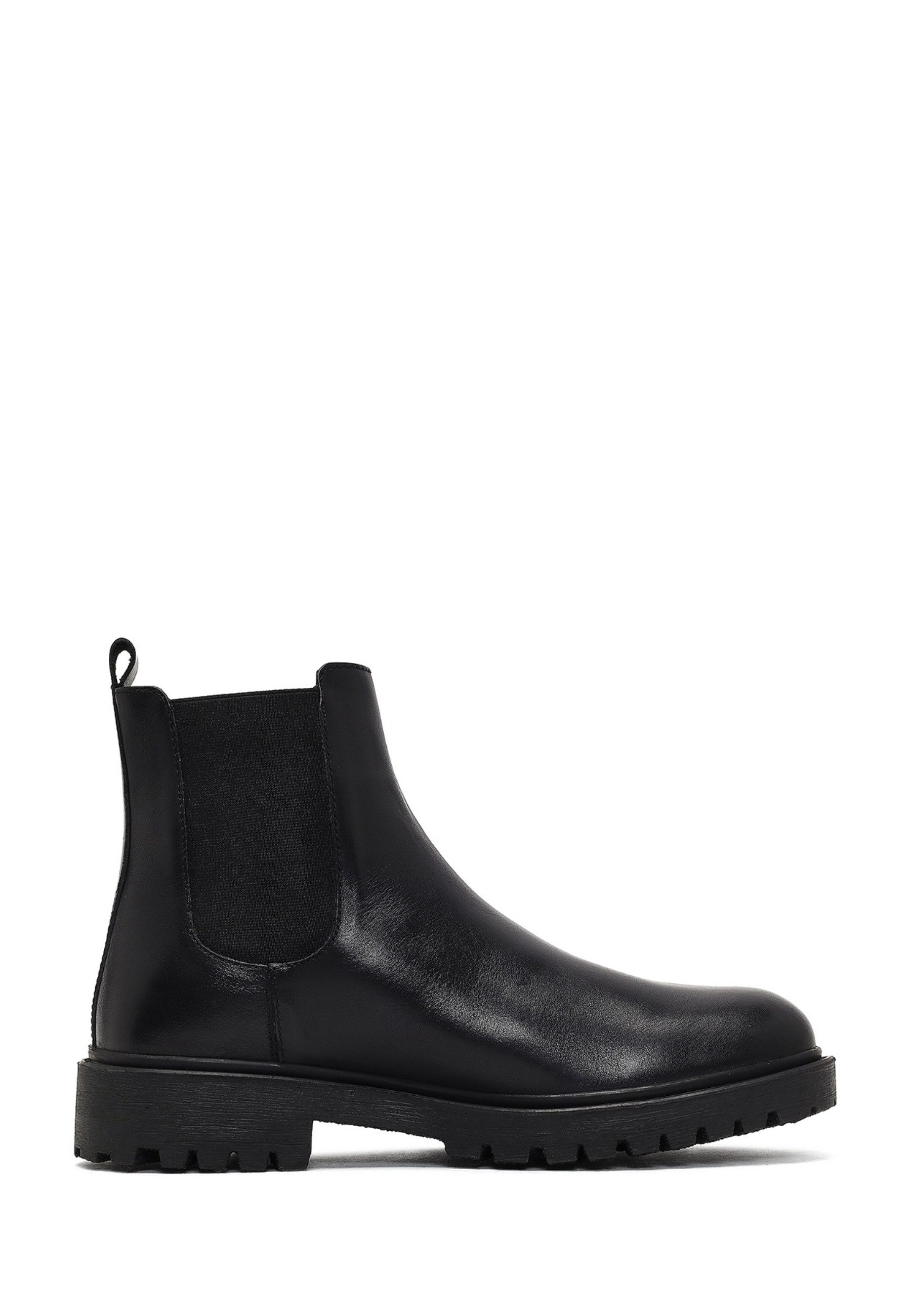 Derimod Chelsea-Stiefel aus Leder Chelseaboots Textilfutter, Gummisohle