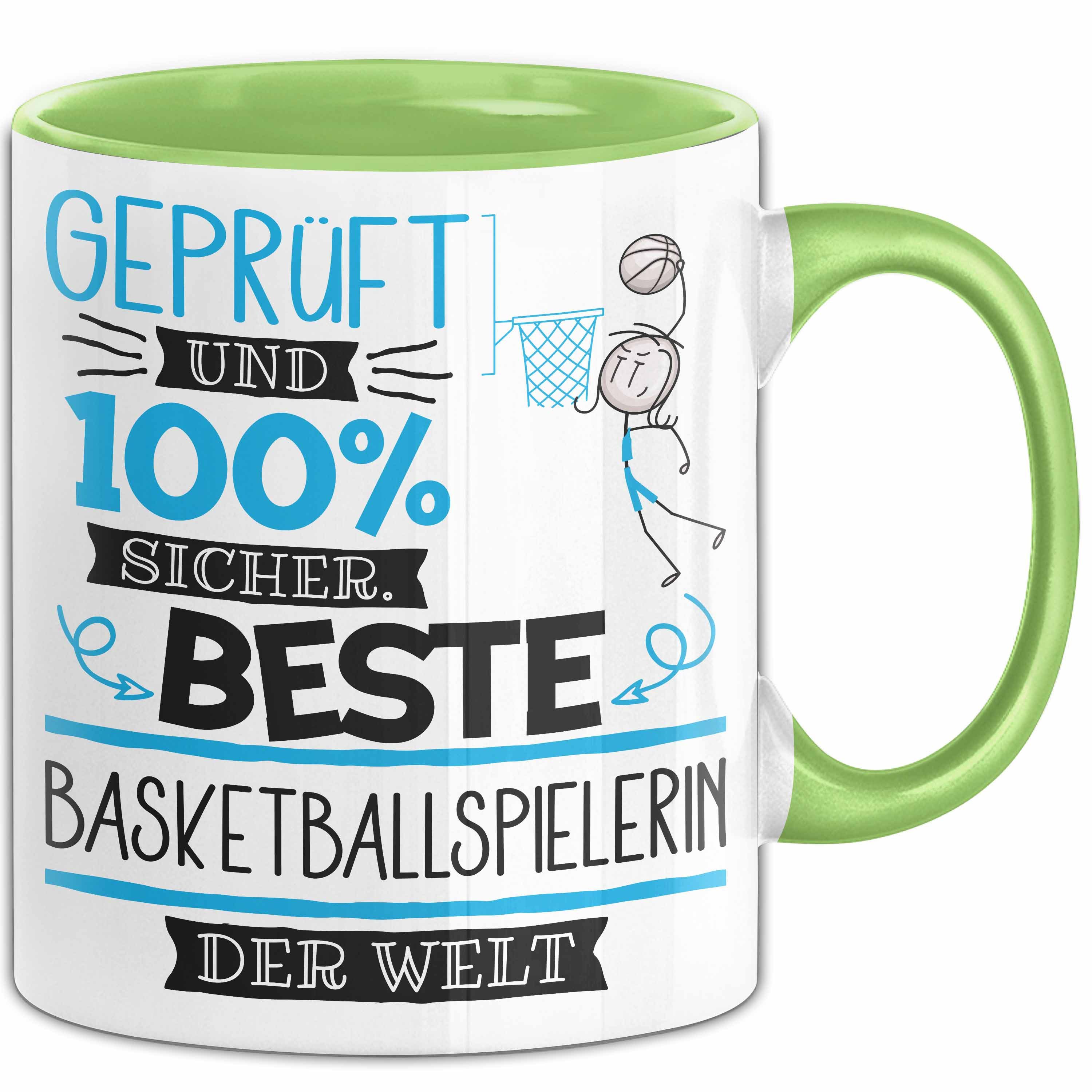 Trendation Tasse Beste Basketballspielerin Der Welt Tasse Geschenk für Eine Basketbal
