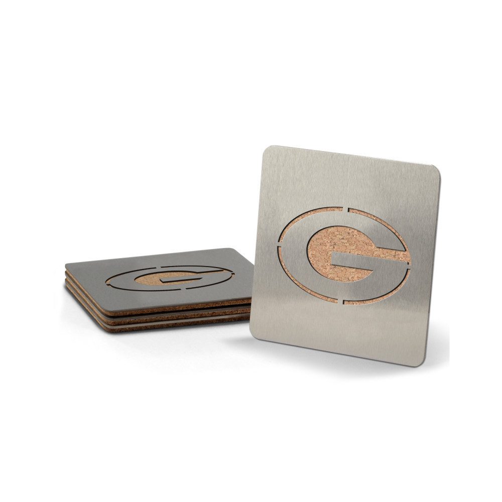 Green Bay Packers Getränkeuntersetzer Green Bay Packers Boaster Coaster 4er-Set