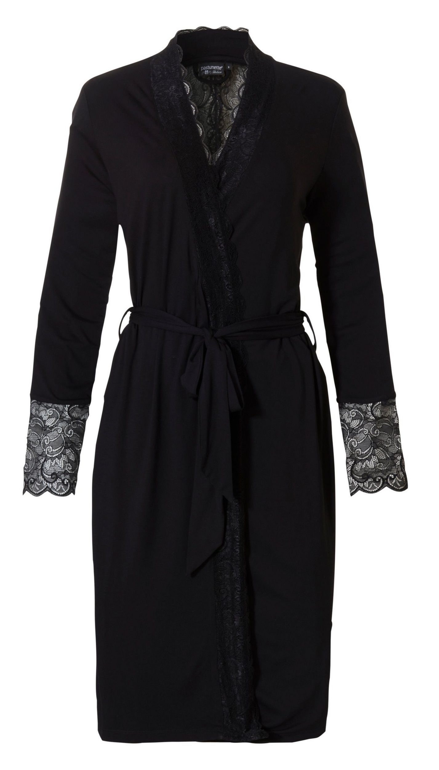 Pastunette Kimono Damen Morgenmantel mit Spitze, kurz, Viskosemischung, Kim günstig online kaufen