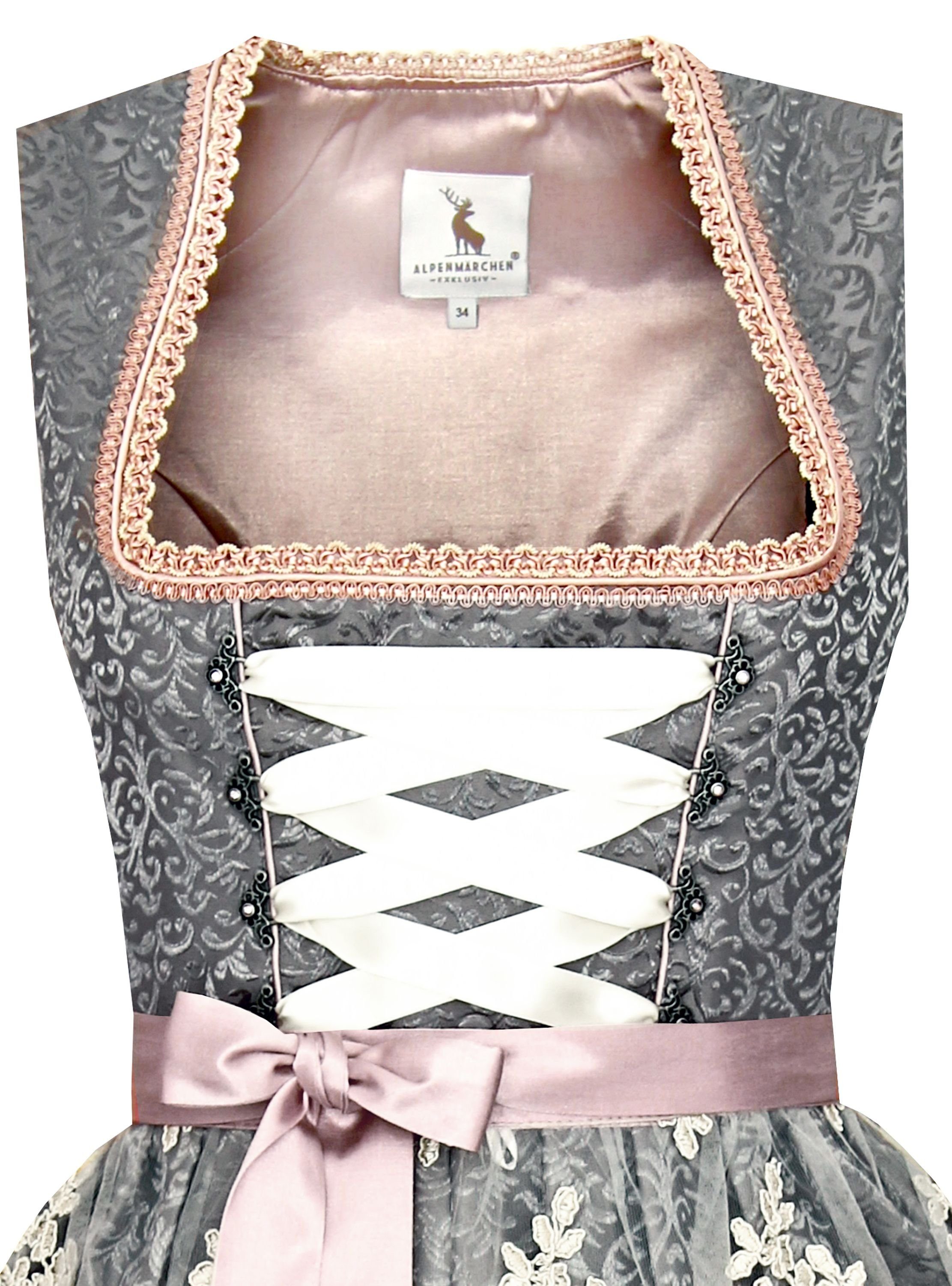 Alpenmärchen Dirndl Midi Dirndl Denise - ALM543 günstig online kaufen