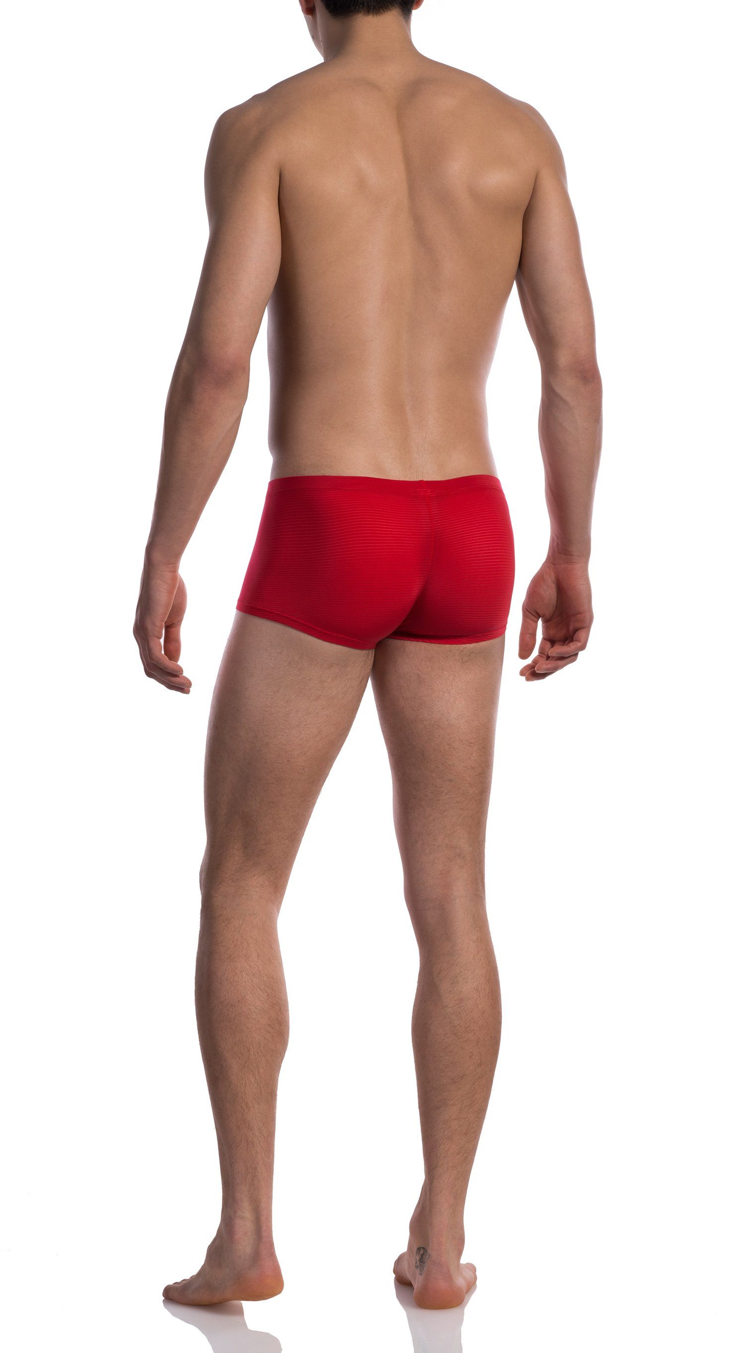 Benz Minipants 2er-Pack) Boxershorts Olaf 1201 (Packung, Doppelpack RED Rot