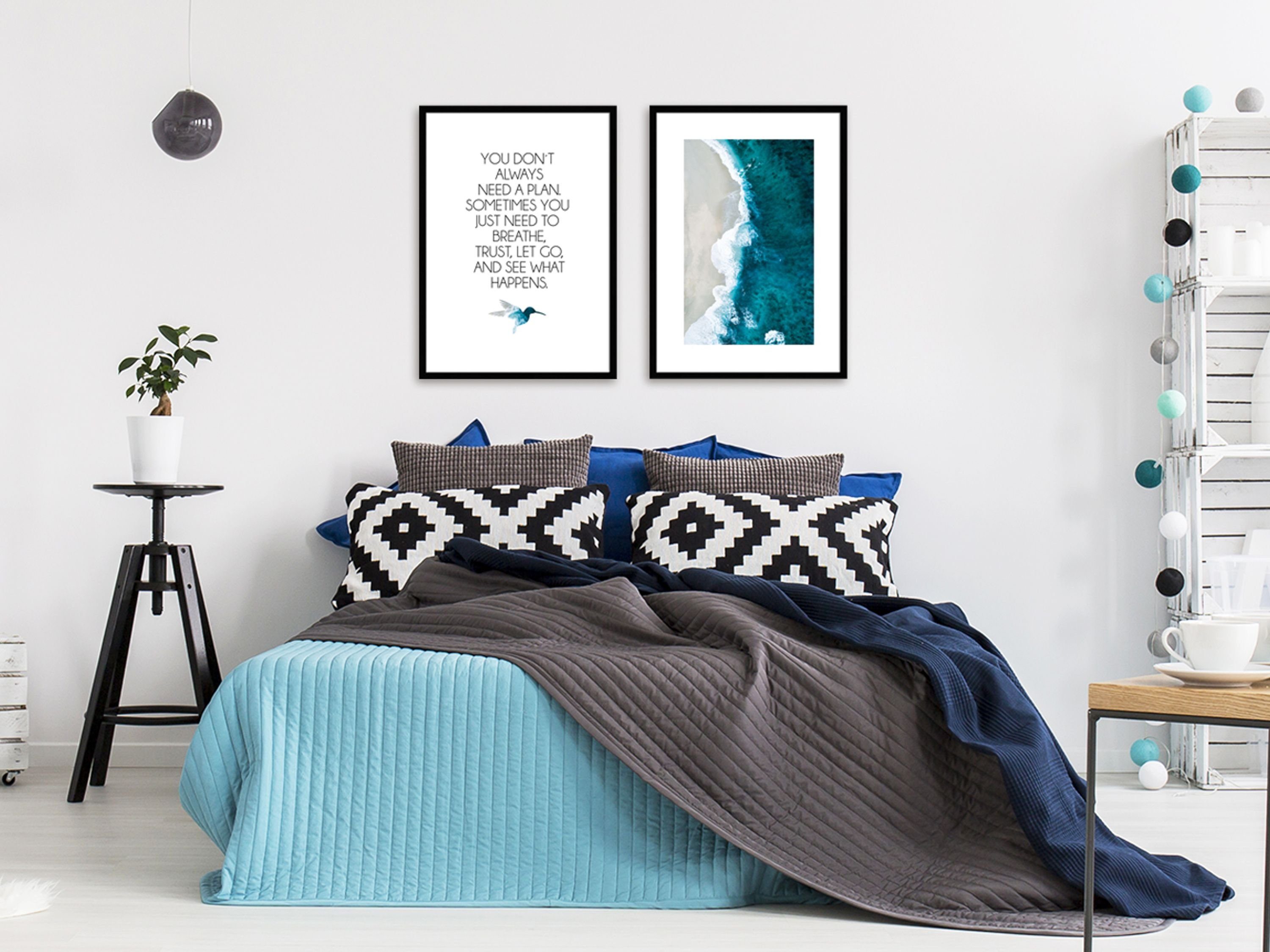 artissimo Mehrteilige Bilder Bilder Set Schlafzimmer günstig online kaufen