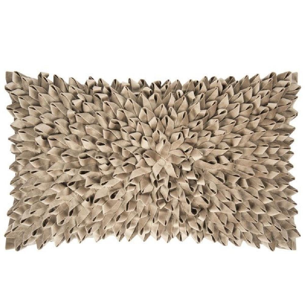 PAD Dekoobjekt Kissenhülle Samt Sentiment Taupe (30x50cm) günstig online kaufen