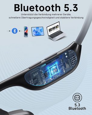 ANCwear IP67-Zertifizierung für Wasserdichtigkeit Open-Ear-Kopfhörer (One-Touch-Steuerung für einfache Bedienung und lange Akkulaufzeit von bis zu 8 Stunden., mit Ergonomisches Design, ultraleicht und wasserdicht, Premium-Audio)