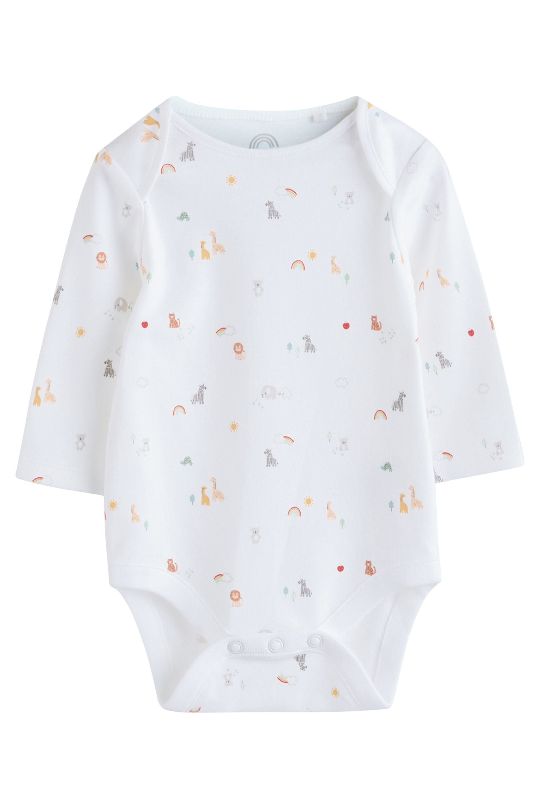Next Langarmbody Langärmelige Baby Bodysuits, 7er-Pack (7-tlg)