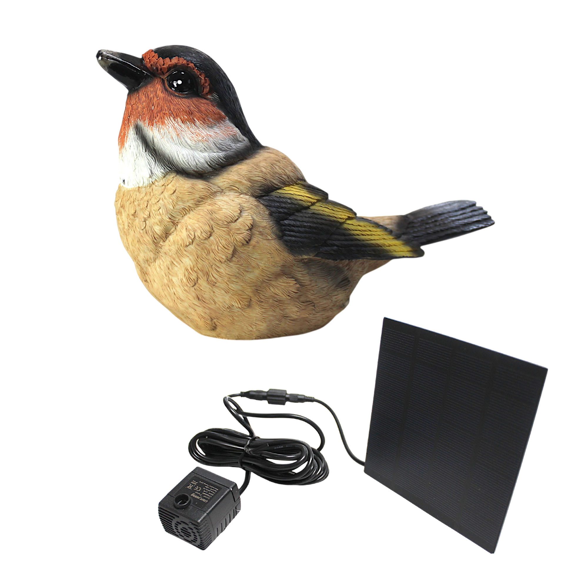 Arnusa Wasserspeier Solar Teichfigur Wasserspiel Vogel günstig online kaufen