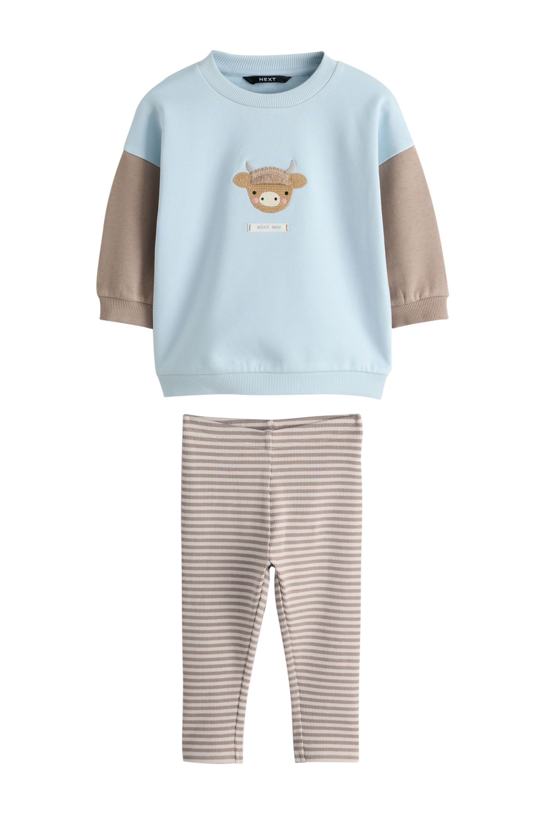 Sweatanzug Sweatshirt und Leggings, 2er-Set