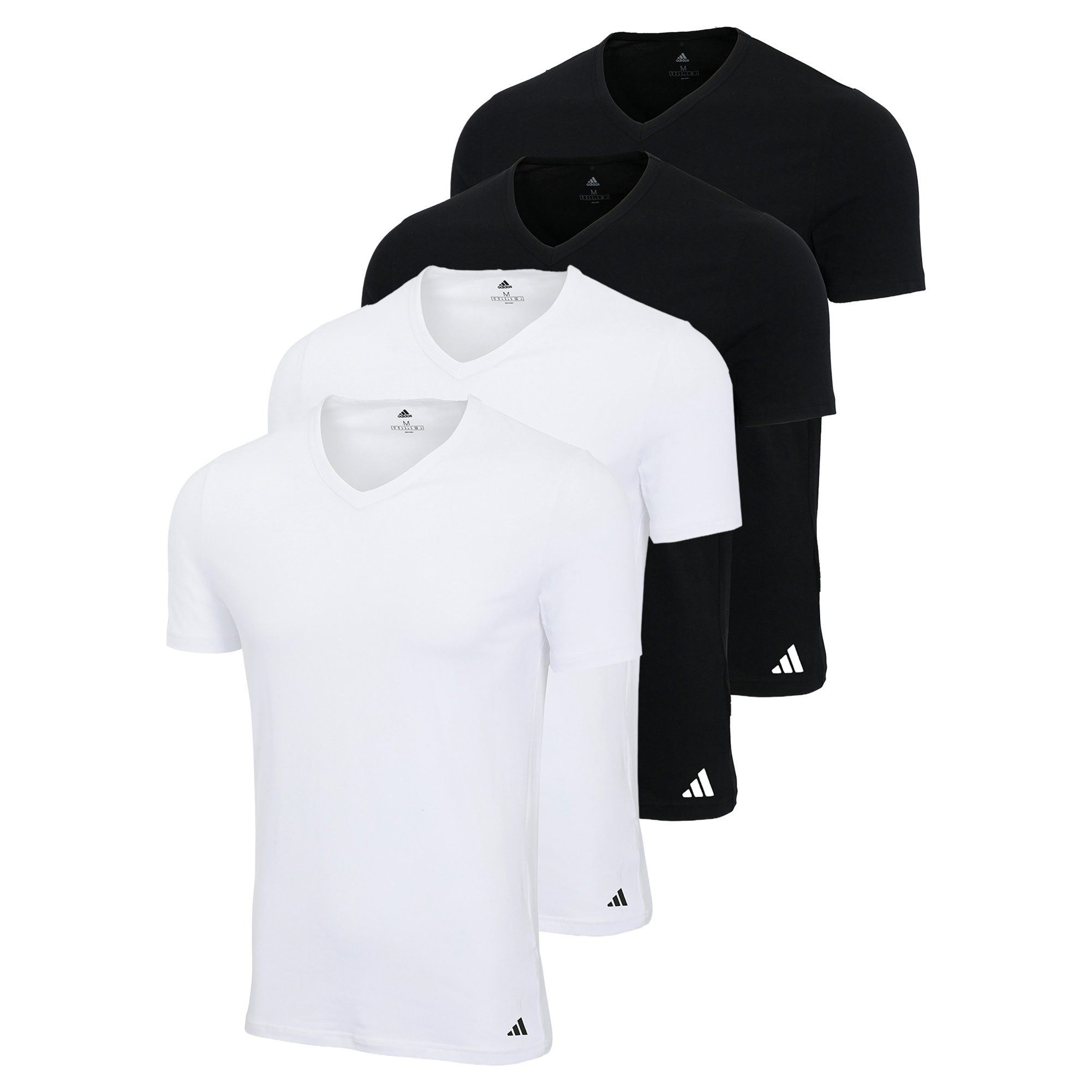 T-Shirt Herren T-Shirt 4er Pack Baumwolle