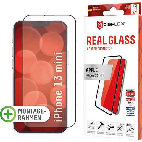 Displex DISPLEX Full Cover Panzerglas (10H) für Apple iPhone 13 mini, Displayschutzfolie