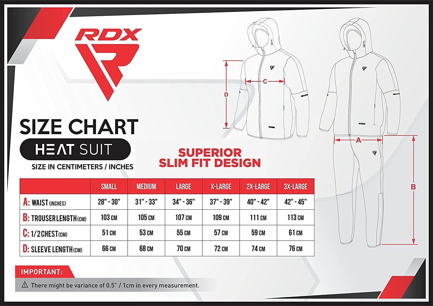 RDX Thermohemd RDX Jogginganzug zum Abnehmen, Saunaanzug Trainingsanzug Männer Frauen