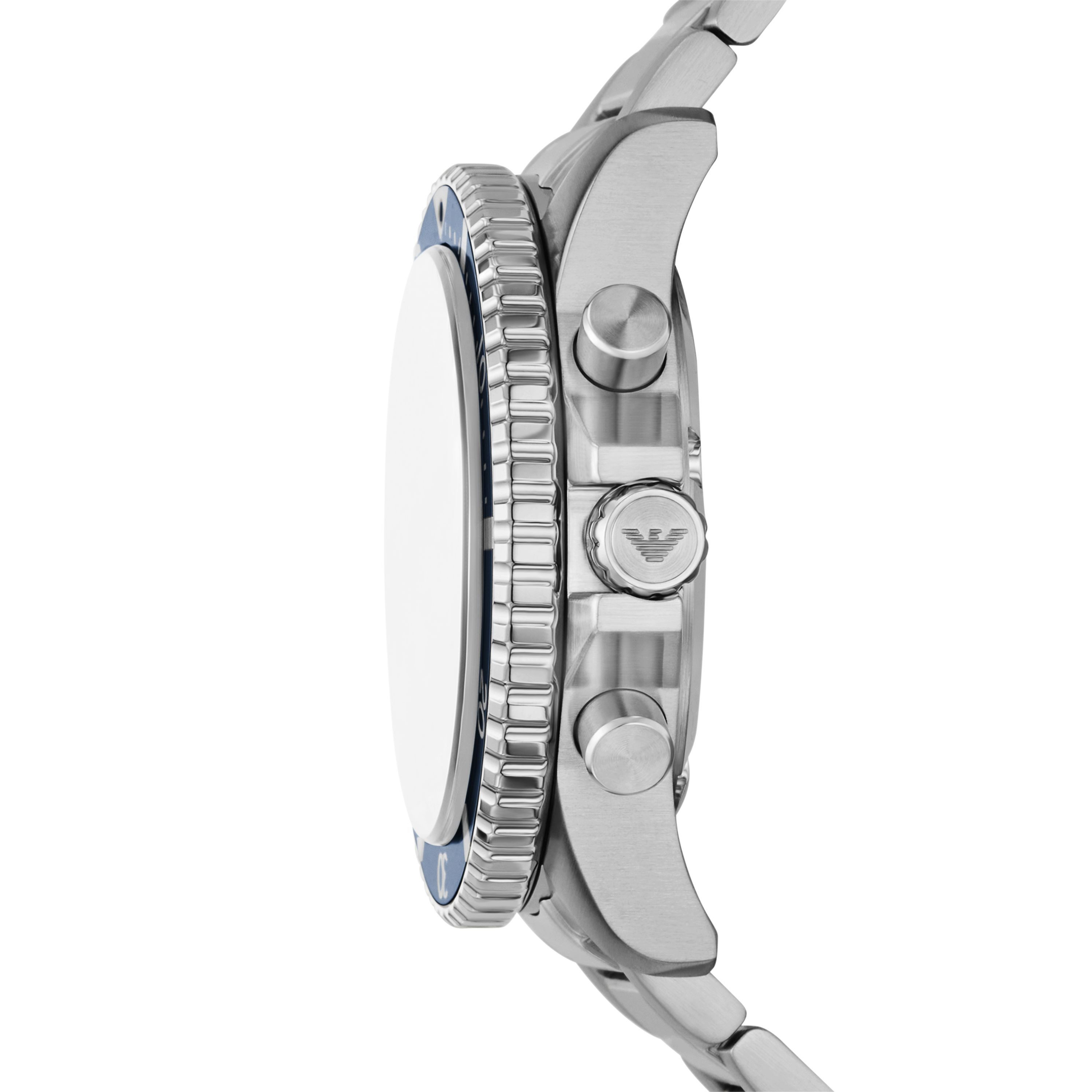 Emporio Armani Chronograph AR11798, Armbanduhr, Solar, Herrenuhr, Edelstahlarmband, analog, Tag