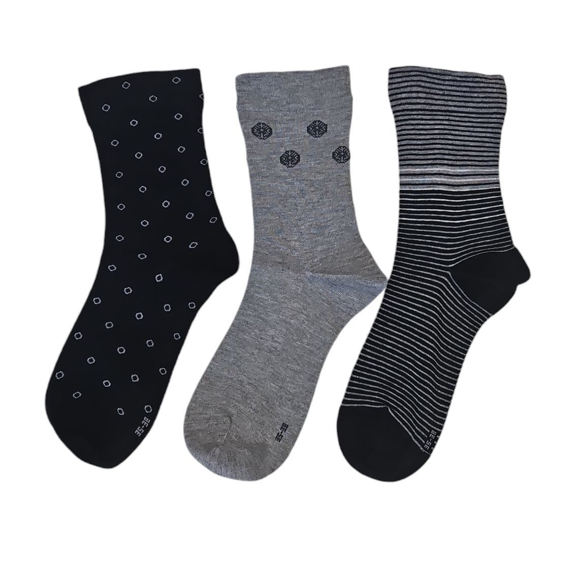 CNB Gesundheitssocken Damen Socken mit extra weitem Schaft,venenfreundlich, 3er Pack (Packung, 3 Paar)