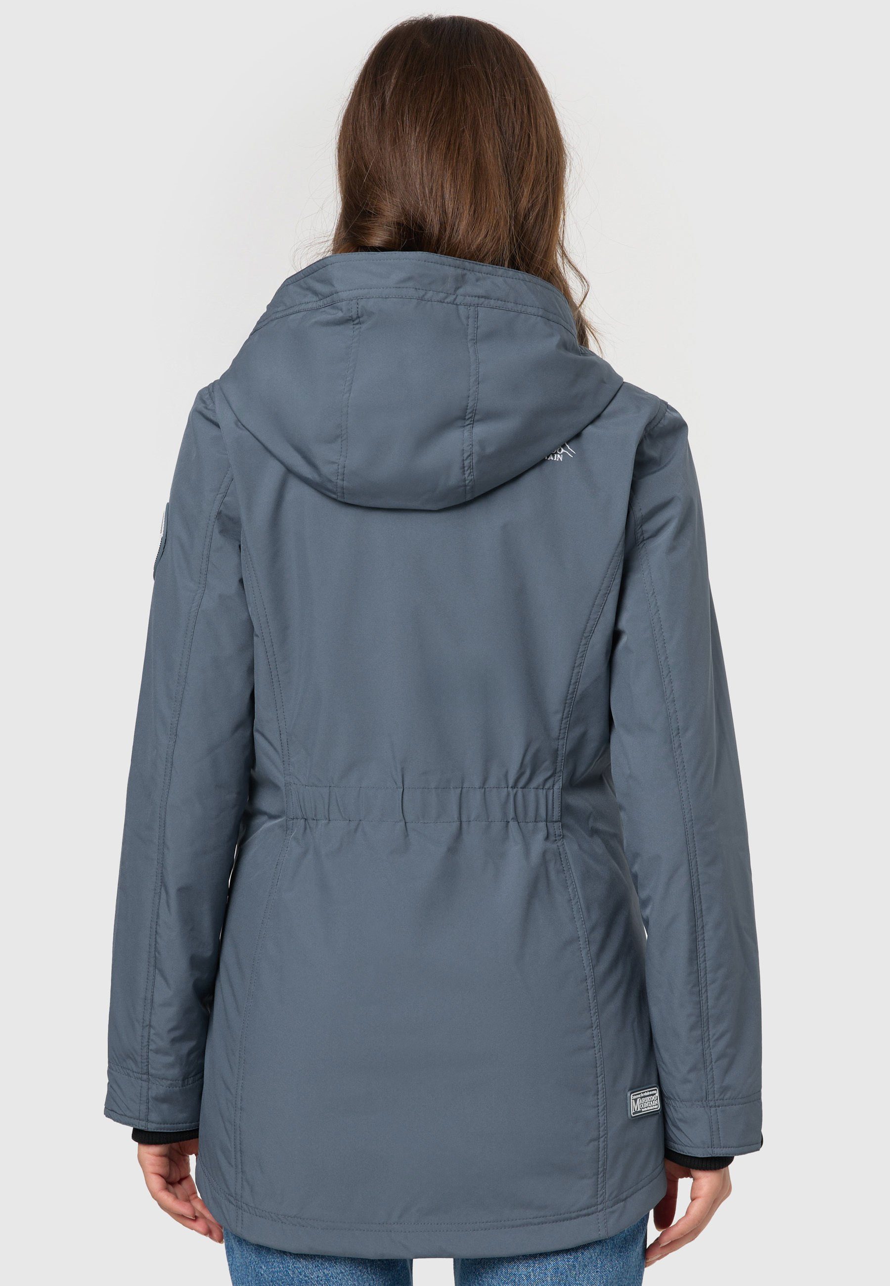 Marikoo Outdoorjacke Honigbeere sportliche Übergangsjacke mit Kapuze