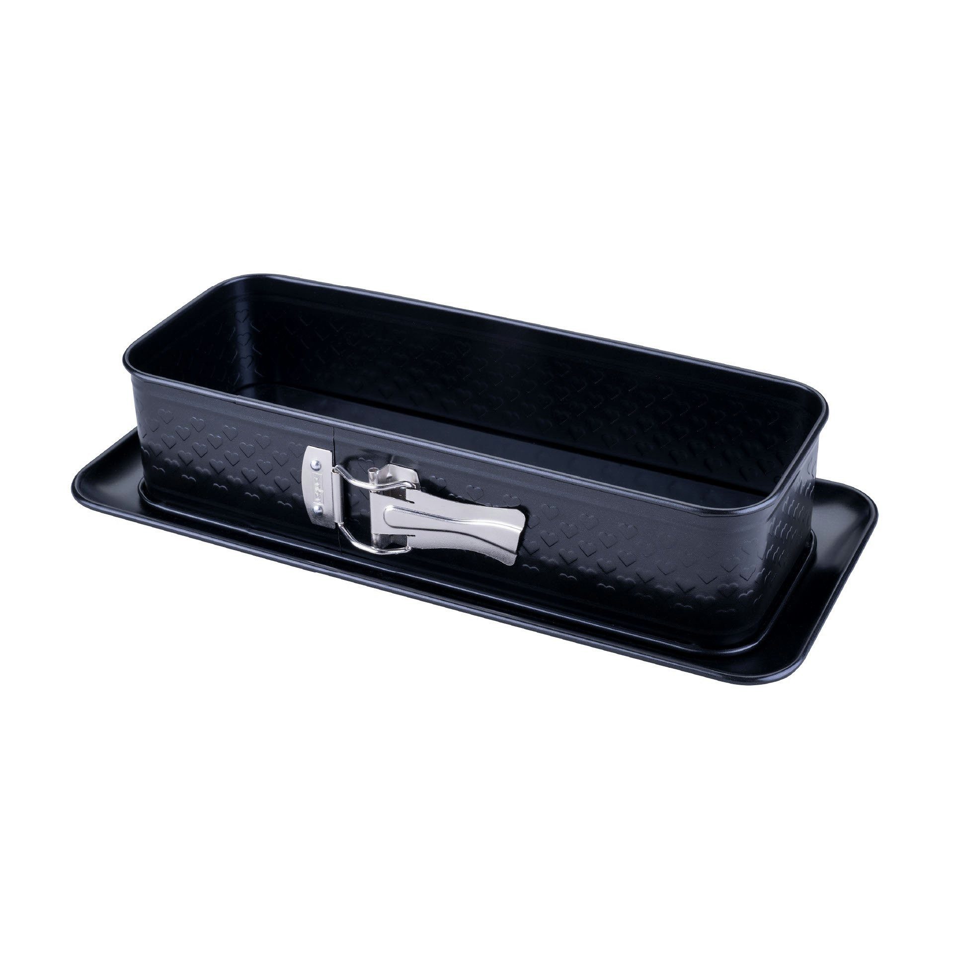 Zenker Springform Königskuchen, Backform mit Herz-Prägung, Auslaufschutz