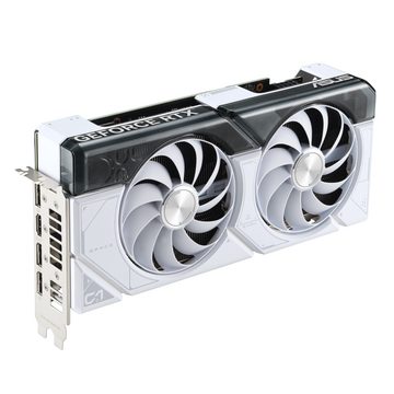 Asus DUAL-RTX4070-O12G-WHITE Grafikkarte (12 GB, GDDR6X)