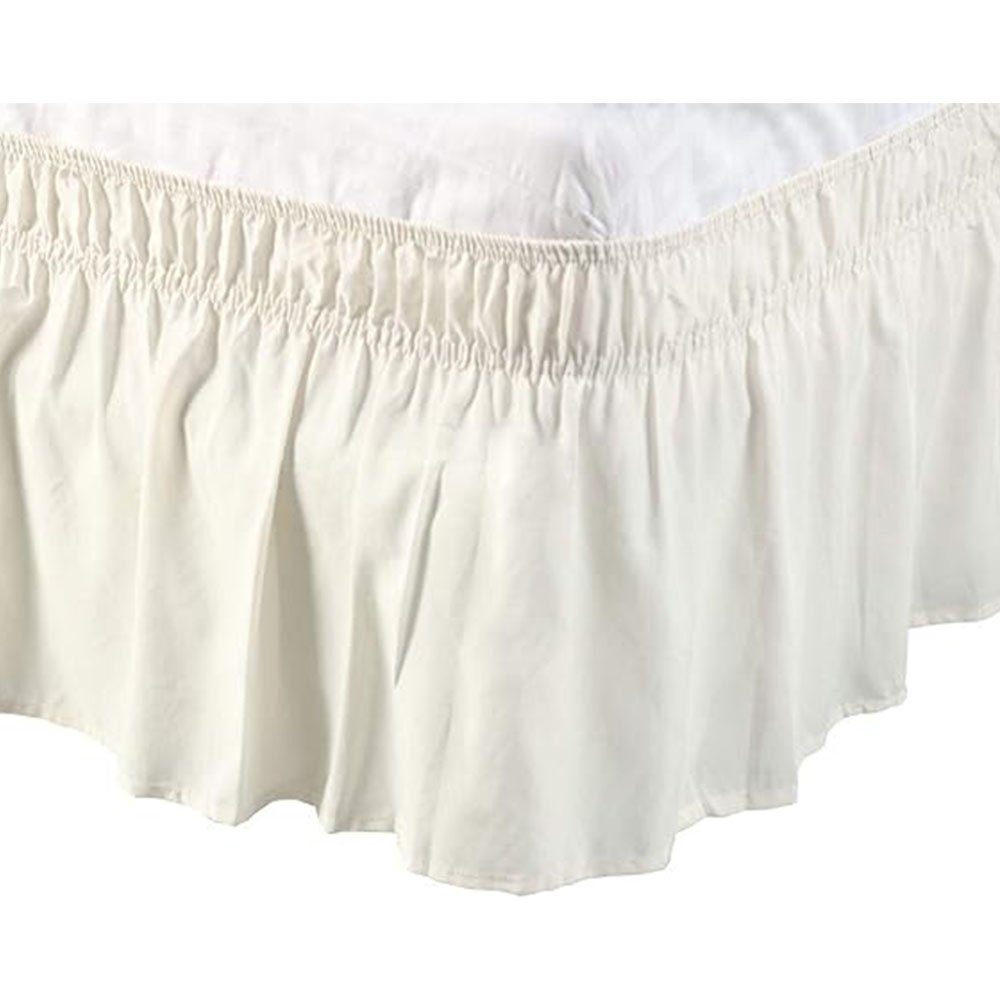 FELIXLEO Bettwäsche Bettwäsche Bettrock,elastisch Rüscheneinfache 78*80+15i günstig online kaufen