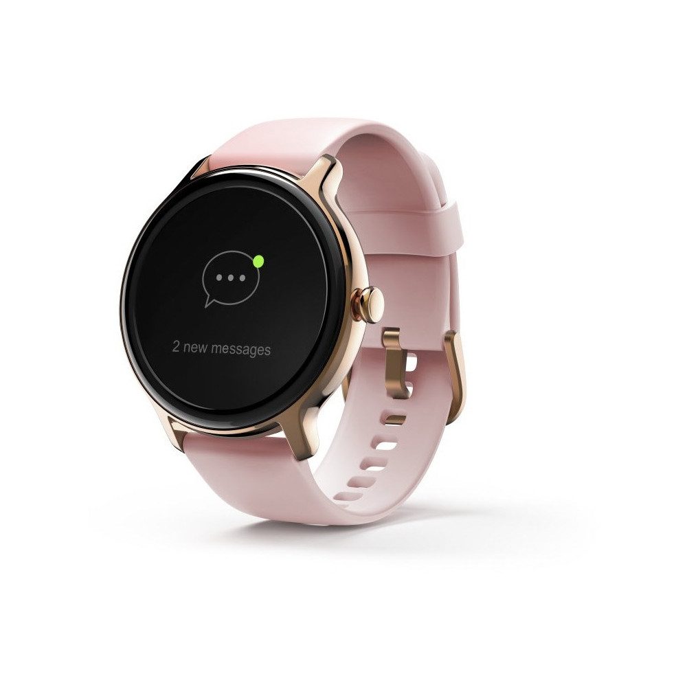 Hama Hama Fit Watch 4910 rosegold/rosa für Sport und Alltag. Smartwatch (Android), Rosa, 13 Sportarten lassen sich auf der Sportuhr speichern