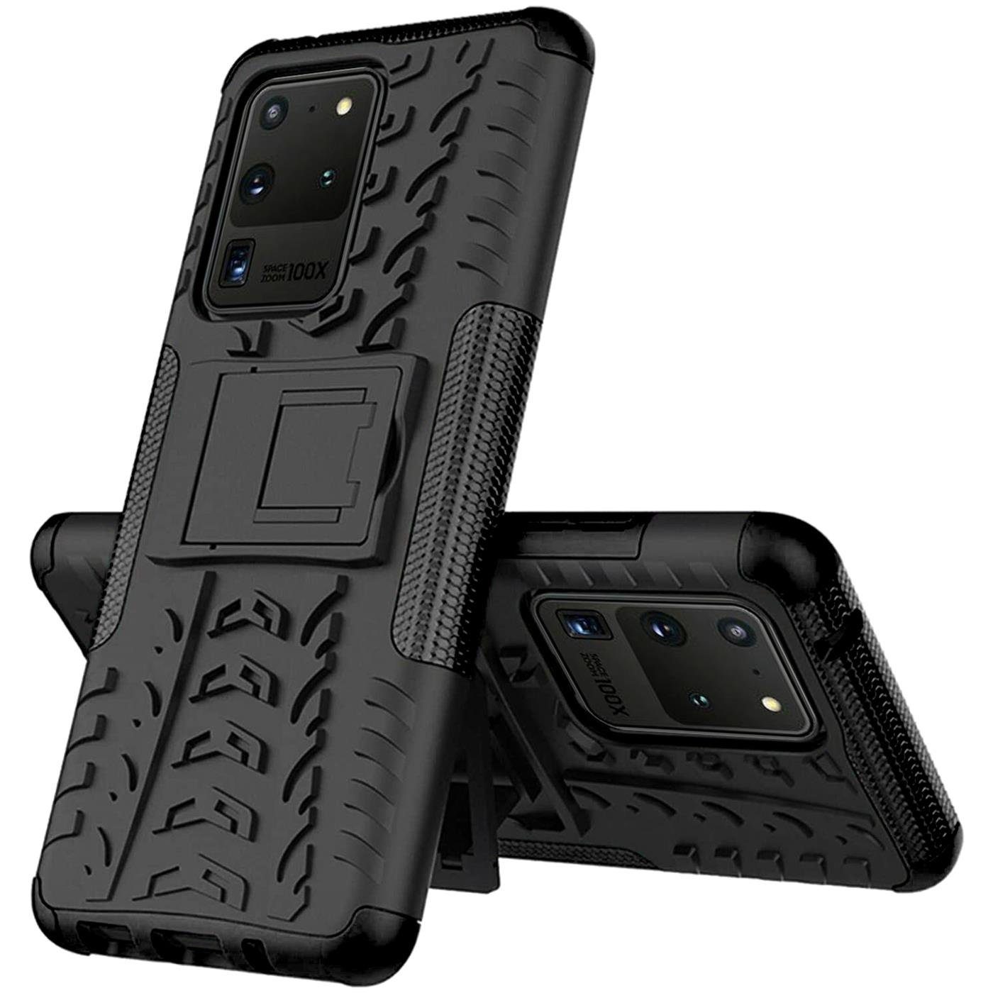 CoolGadget Handyhülle Outdoor Case Hybrid Cover für Samsung Galaxy S20 Ultra 6,9 Zoll, Schutzhülle extrem robust Handy Case für Samsung S20 Ultra Hülle