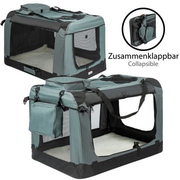 ONVAYA Hunde-Autositz Faltbare Transportbox für Hunde & Katzen, Faltbare Hundebox