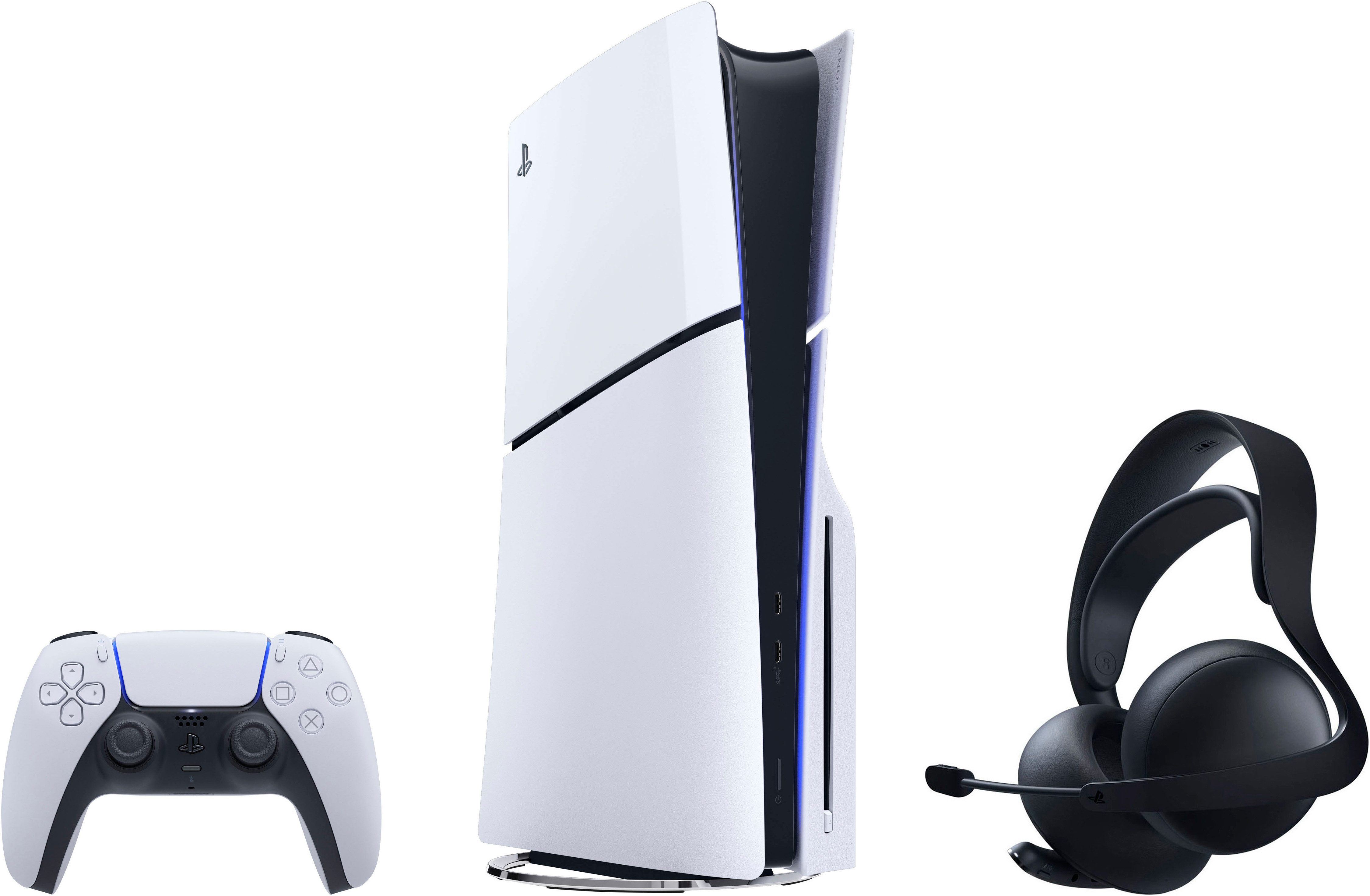PlayStation 5 PS5 Disk Edition (Slim) + Pulse Elite Gaming-Headset 1TB