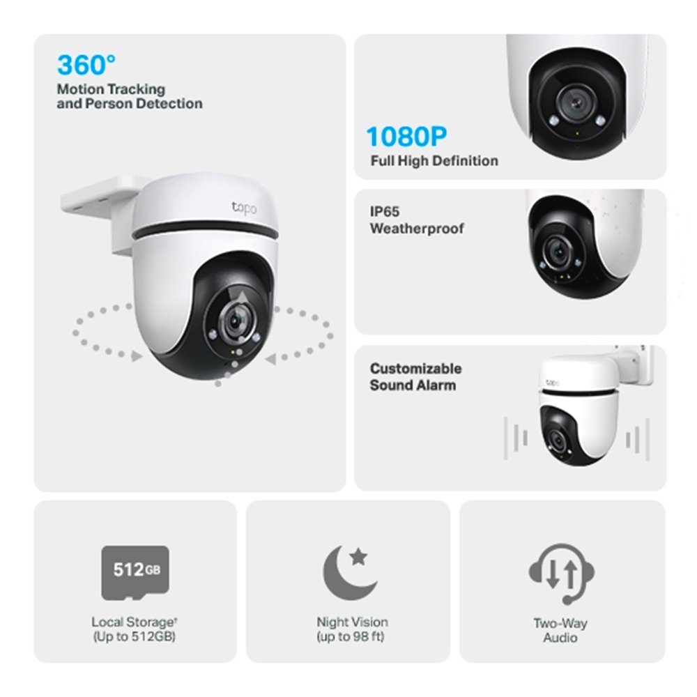 tp-link Überwachungskamera Tapo C500 Outdoor Pan/Tilt Security IP Kamera (Außenbereich)