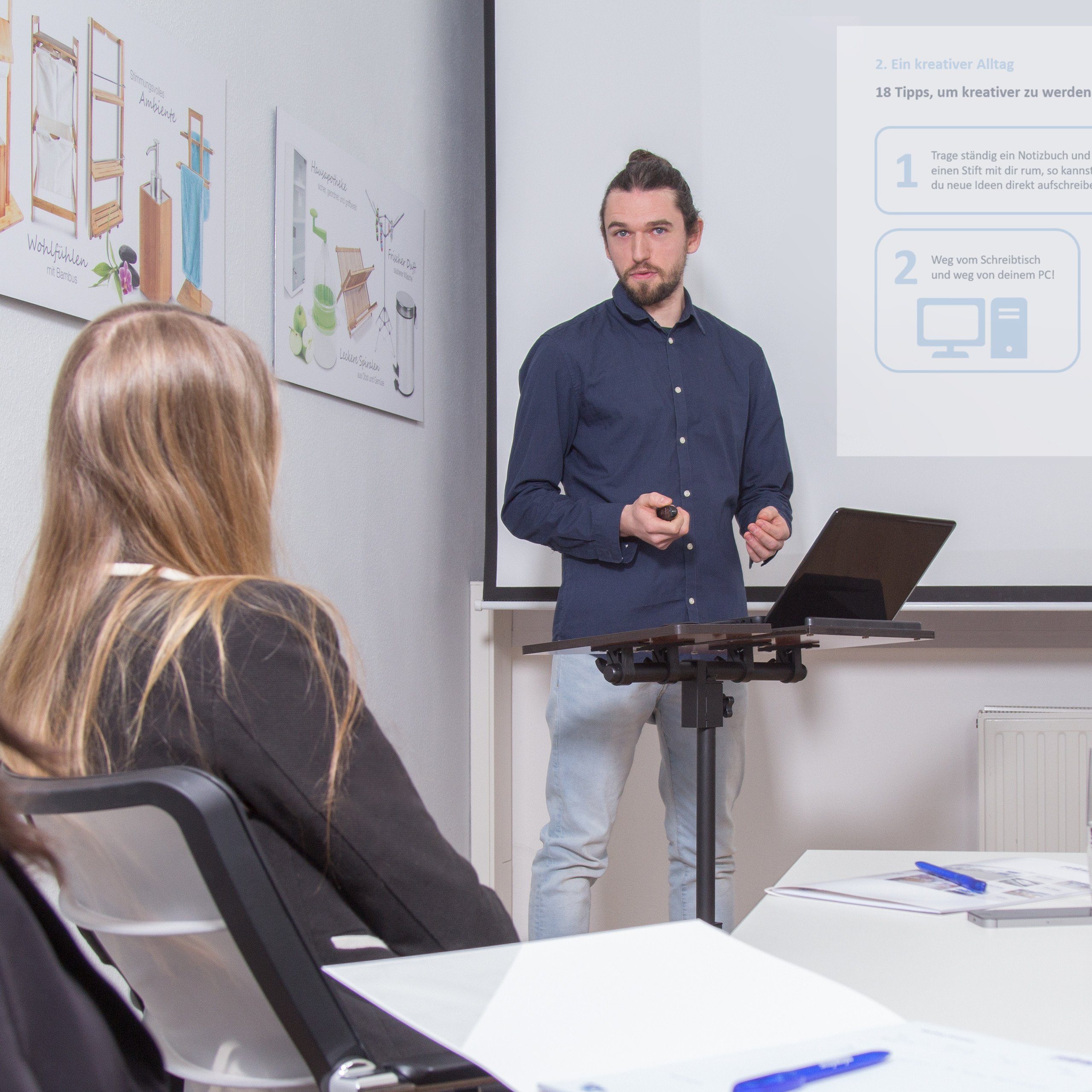 relaxdays Laptoptisch mit verstellbarem Mauspad, schwarz günstig online kaufen