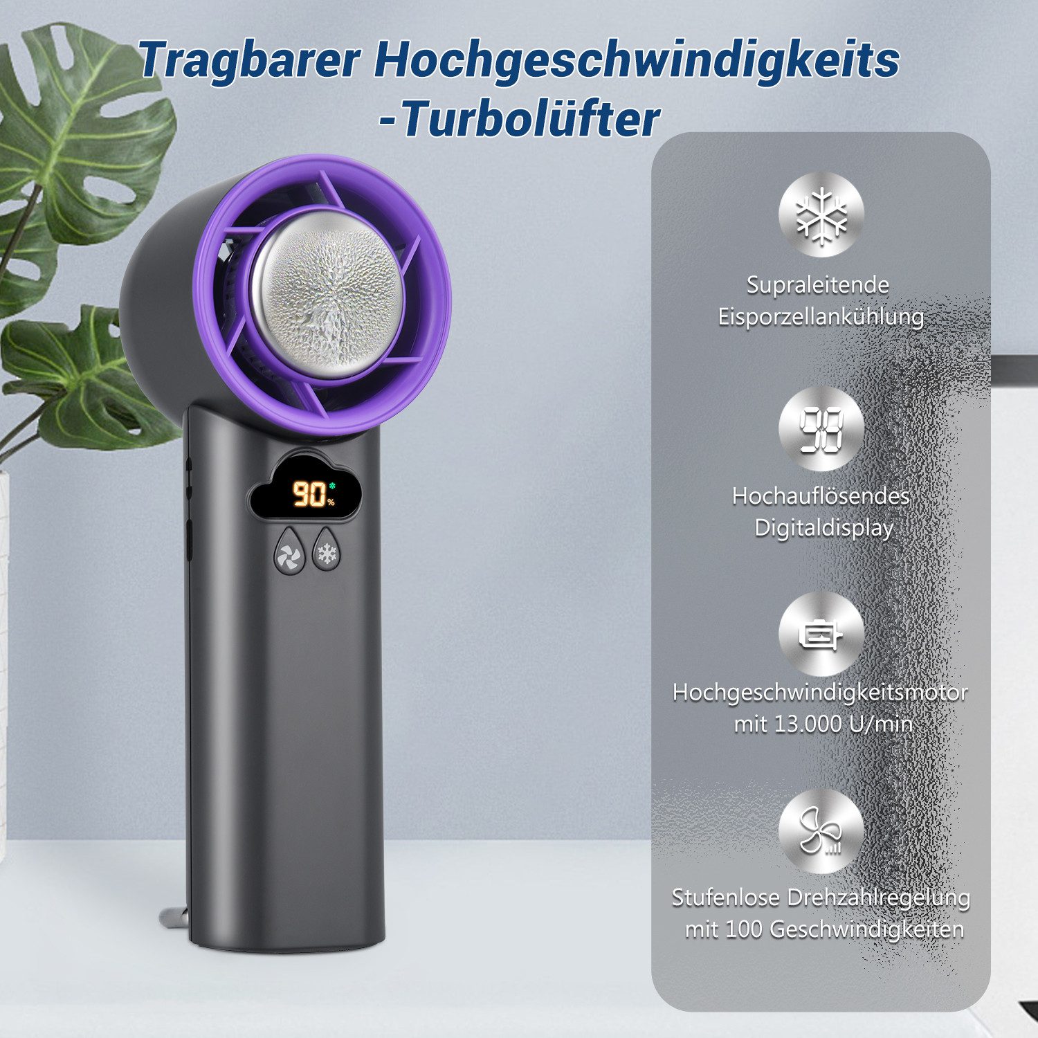 CkeyiN Handventilator Mini Ventilator USB Tragbarer günstig online kaufen