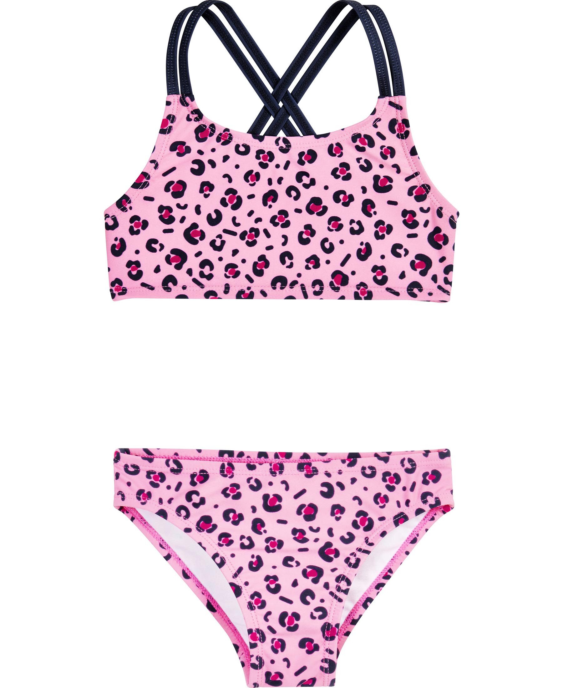 Playshoes Badeanzug Playshoes UV-Schutz Bikini Leo-Print