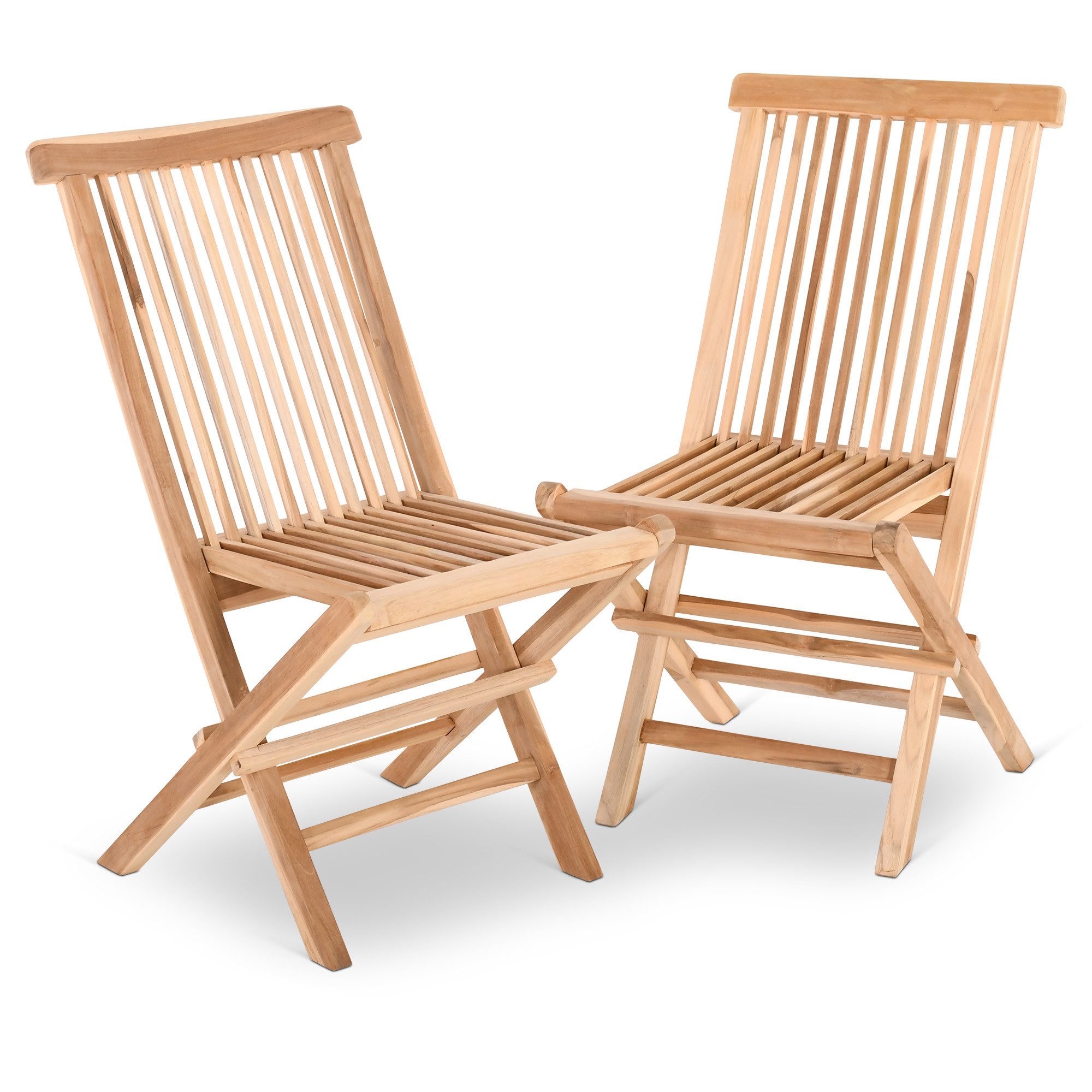 Gartenstuhl Anja in Natur, feingeschliffenes, naturbelassenes Teak