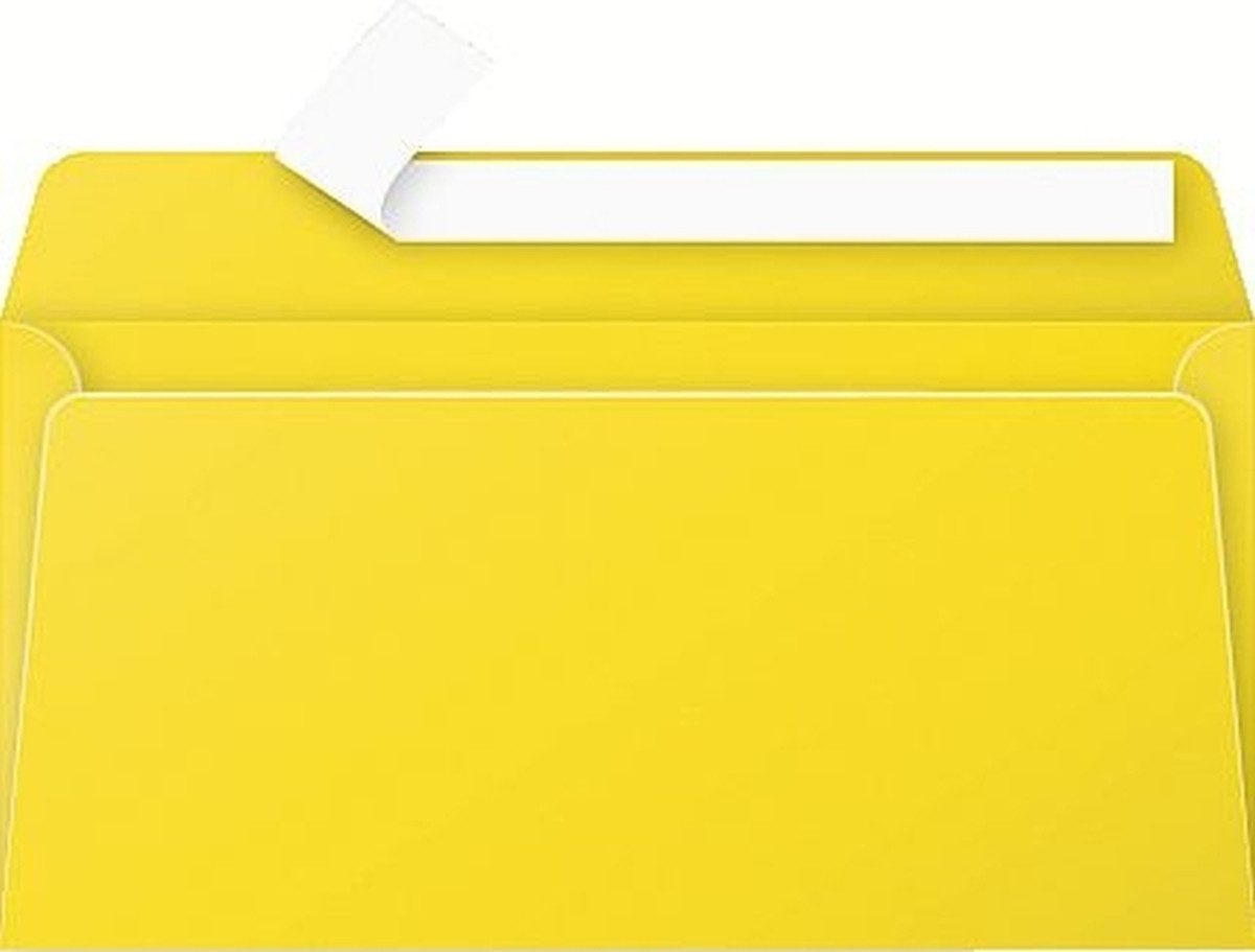 CLAIREFONTAINE Briefumschlag Briefumschlag DINlang 120g/qm sonne VE=20 Stück