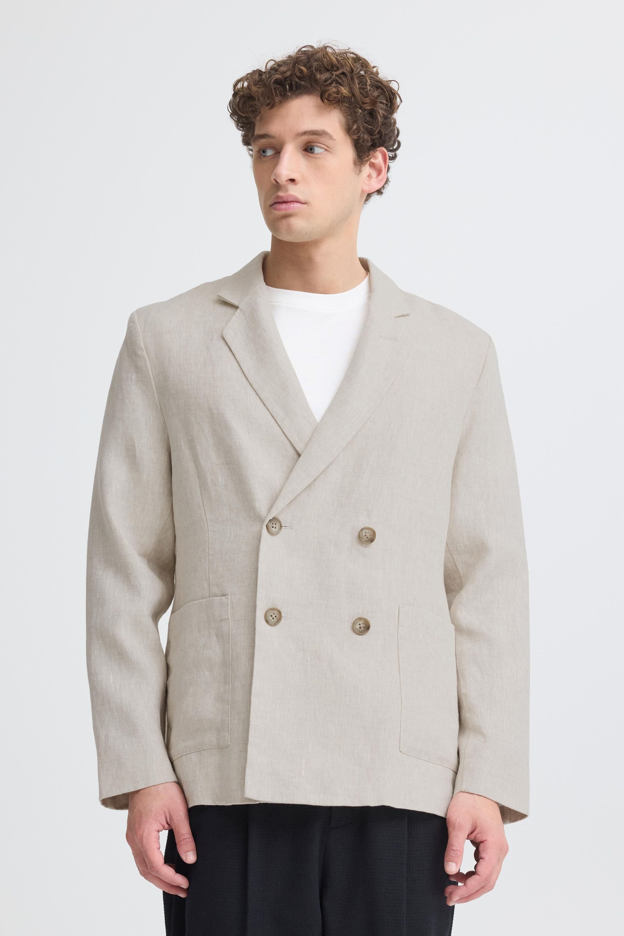 Casual Friday Sakko CFEdlund Modernes Sakko aus 100% Leine