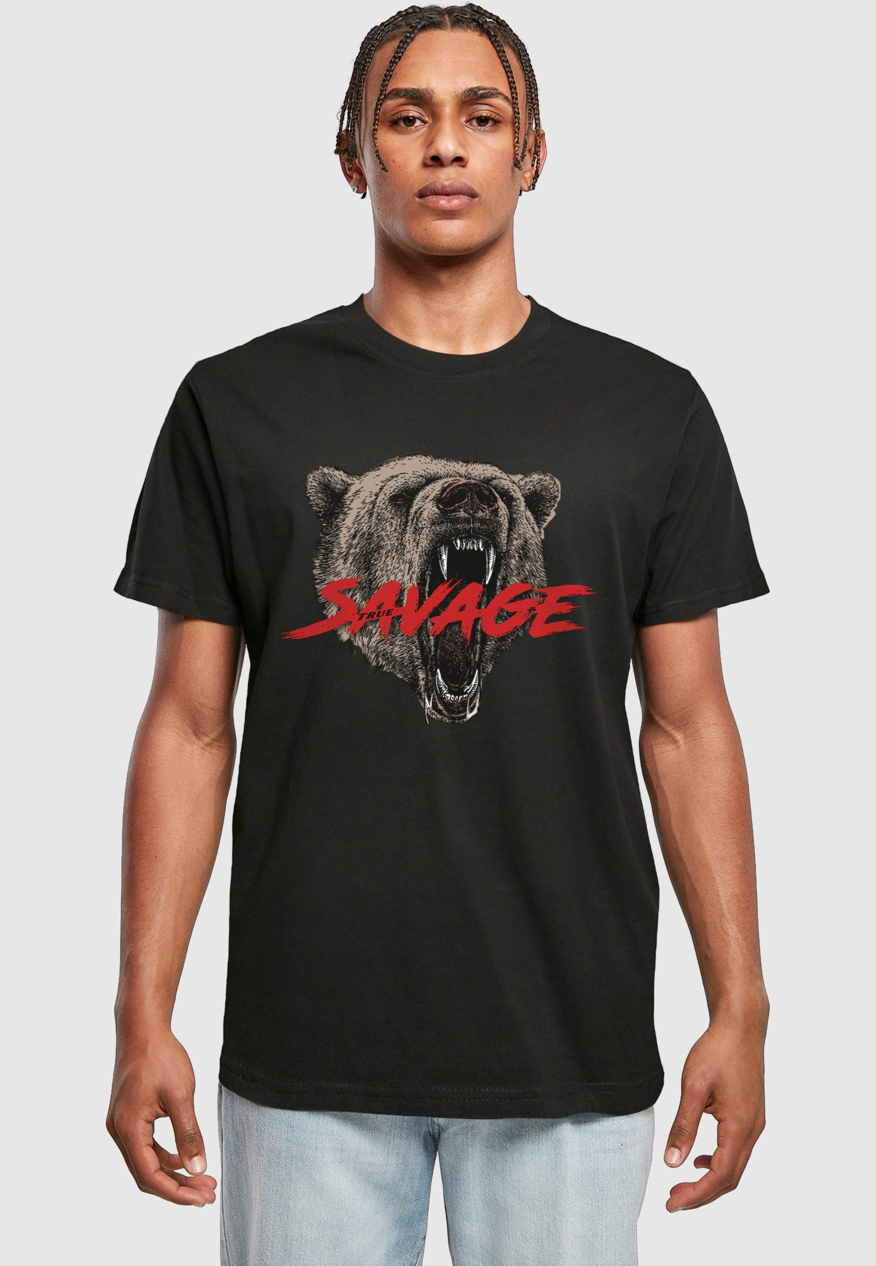MisterTee T-Shirt MisterTee True Savage Tee (1-tlg)