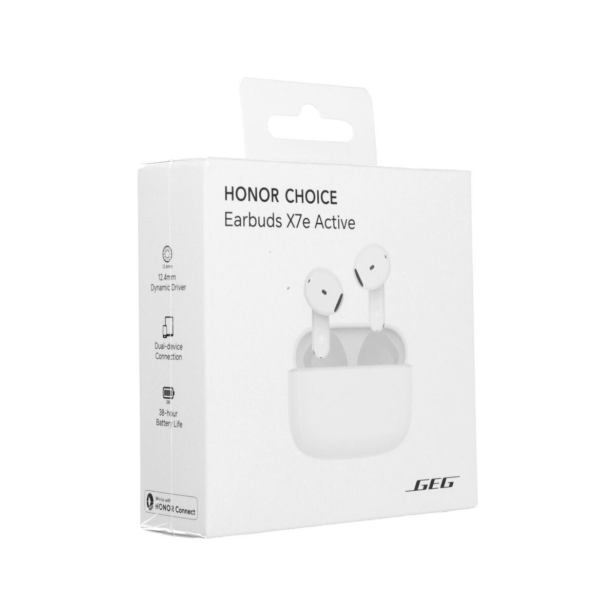 Honor Honor Choice X7e Active ANC Kopfhörer Weiß Bluetooth-Kopfhörer