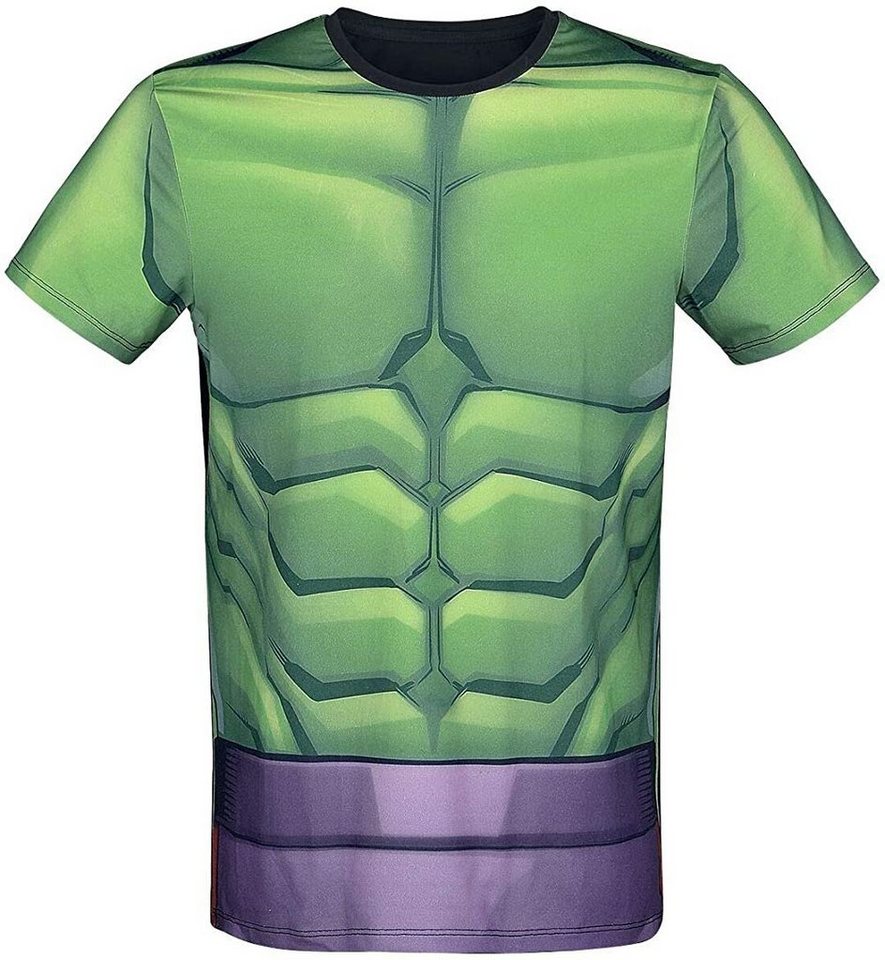 Hulk Grün Marvel XS L M HULK Marvel S XL Cosplay - T-Shirt Print-Shirt