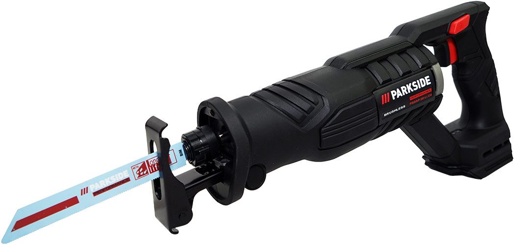 PARKSIDE PERFORMANCE® Akku-Säbelsäge 20 V, 22 mm Hub »PSSAP 20 Li C4«, ohne Akku u. Ladegerät, Stufenlos steuerbare Hubzahl per Schalter