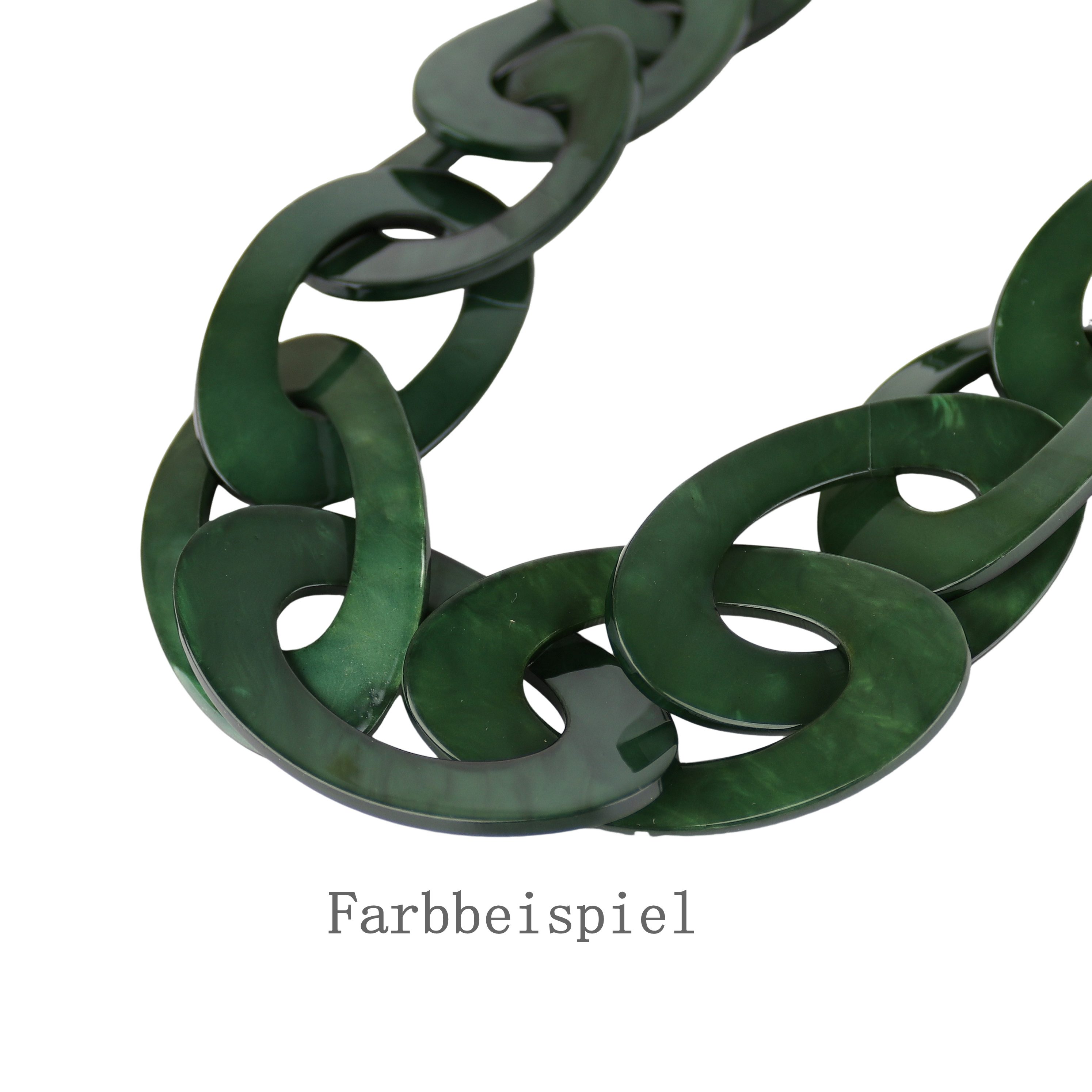 MIRROSI Lange Kette Damen Statement Halskette HARZ ca.95cm lang (perfekt fü günstig online kaufen