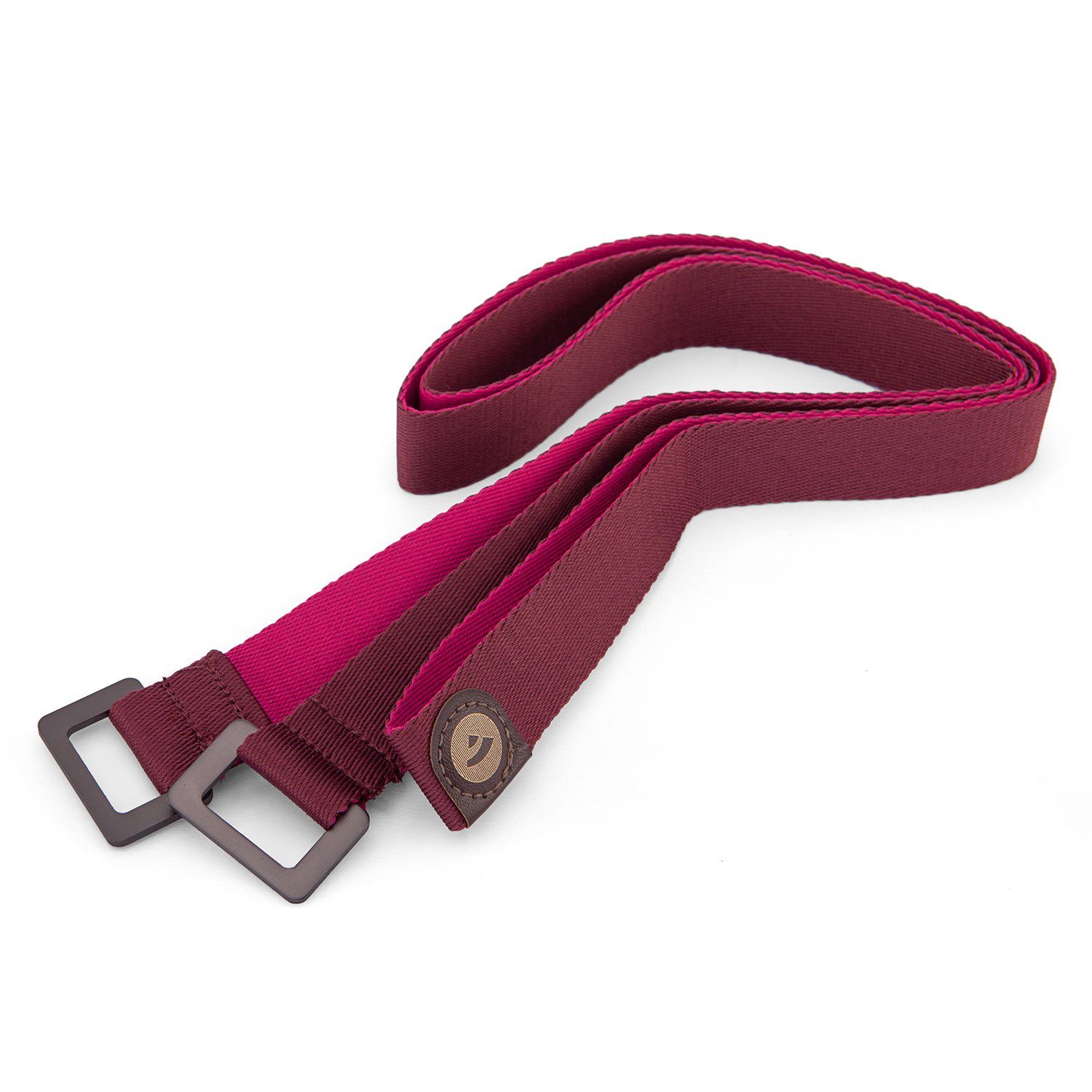 bodhi Yogamatte Zweifarbiger Yogamatten-Tragegurt aubergine/berry