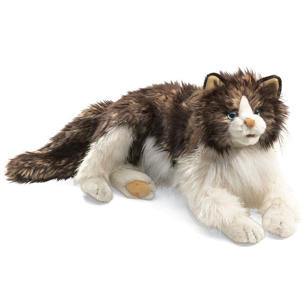 Folkmanis Handpuppen Handpuppe Folkmanis Handpuppe wuschelige Katze 2558 (Packung)