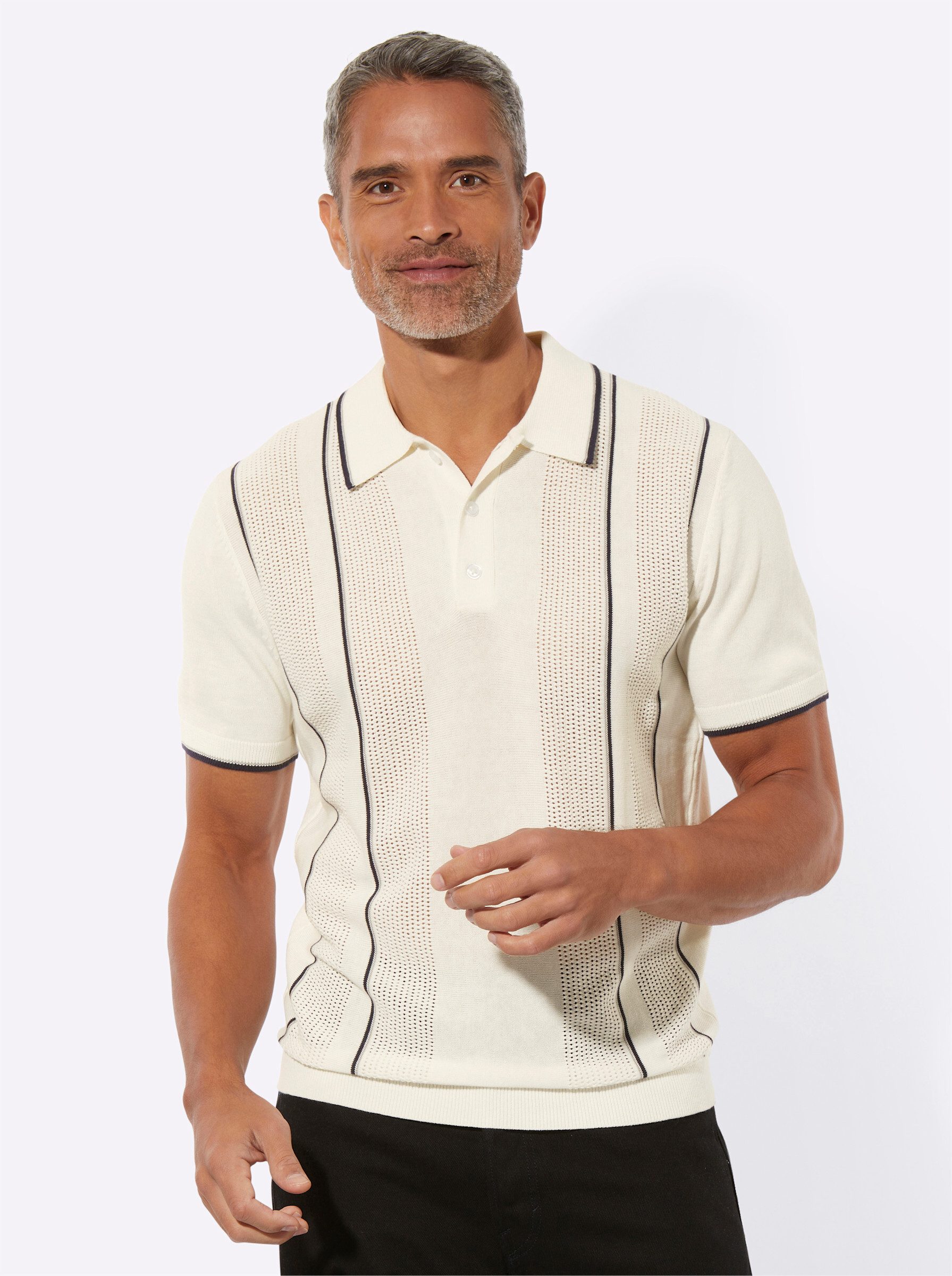 Sieh an! Strickpullover Polopullover . günstig online kaufen