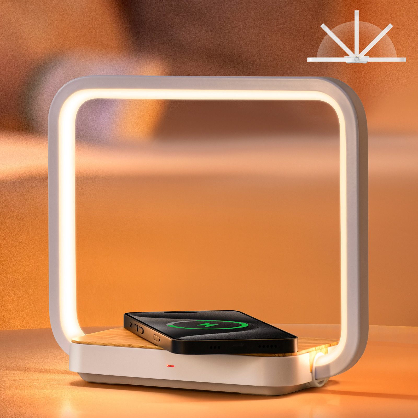 WILIT LED Nachttischlampe Faltbar LED Nachttischlampe günstig online kaufen