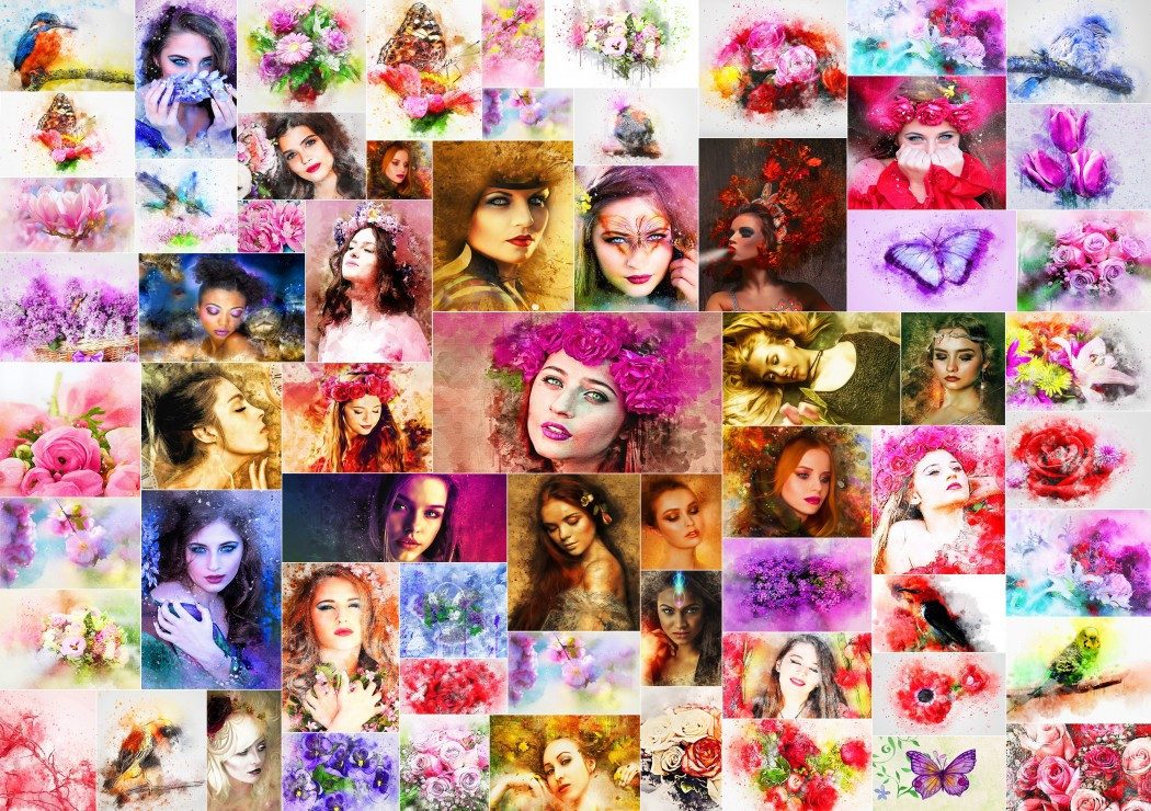 Puzzle Collage - Frauen